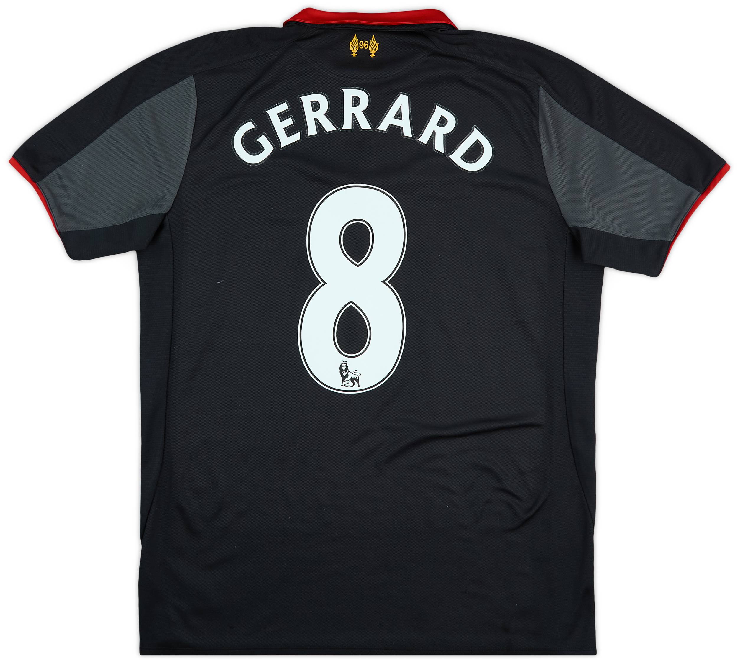 2014-15 Liverpool Third Shirt Gerrard #8 - 5/10 - (S)