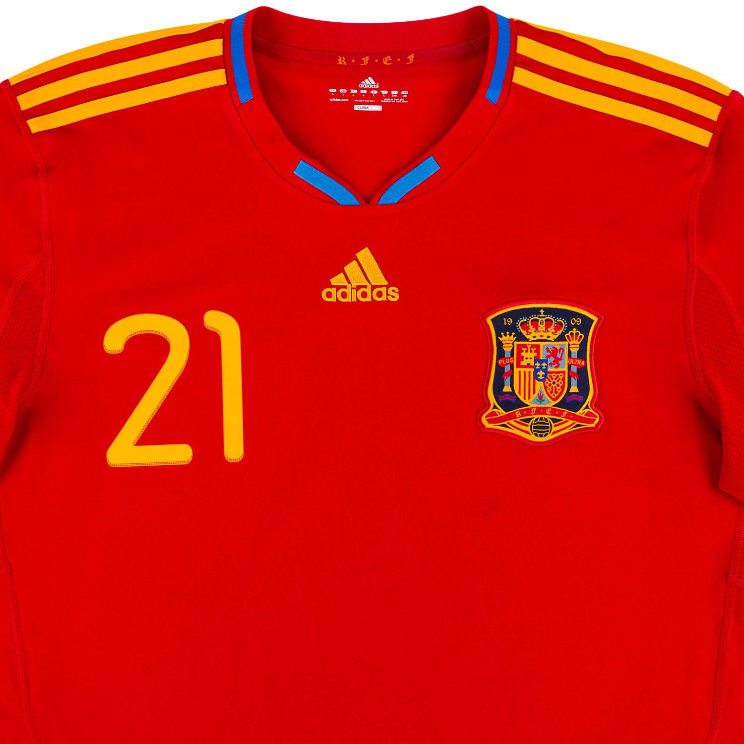 ウェア 2018 Spain Shirt Silva 2018-19 Spain Home Shirt - 10/10 - (S)