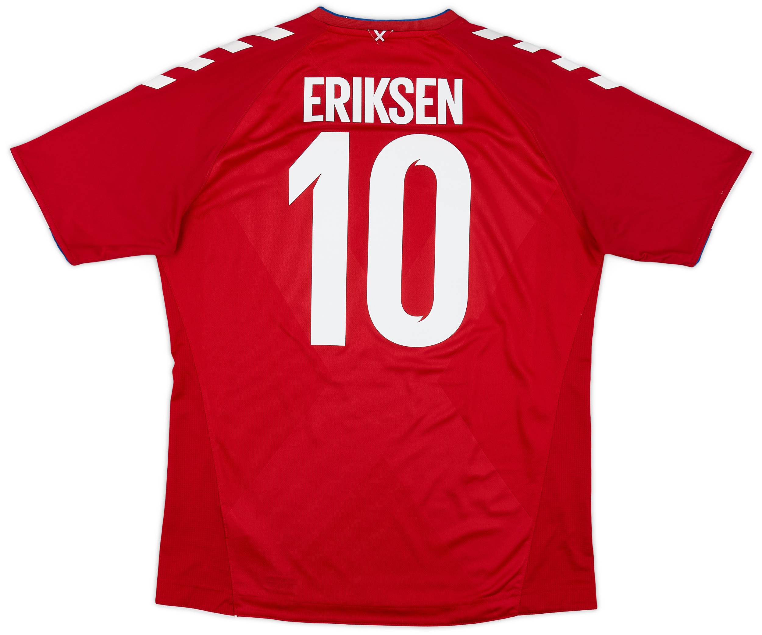 2018-19 Denmark Home Shirt Eriksen #10 - 7/10 - (L)
