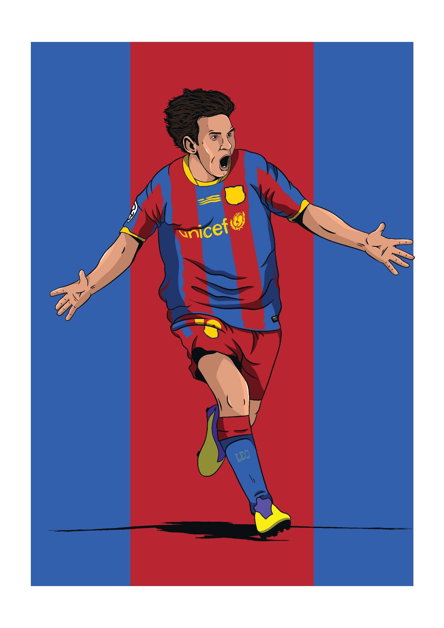 Messi Legends A3 Print/Poster