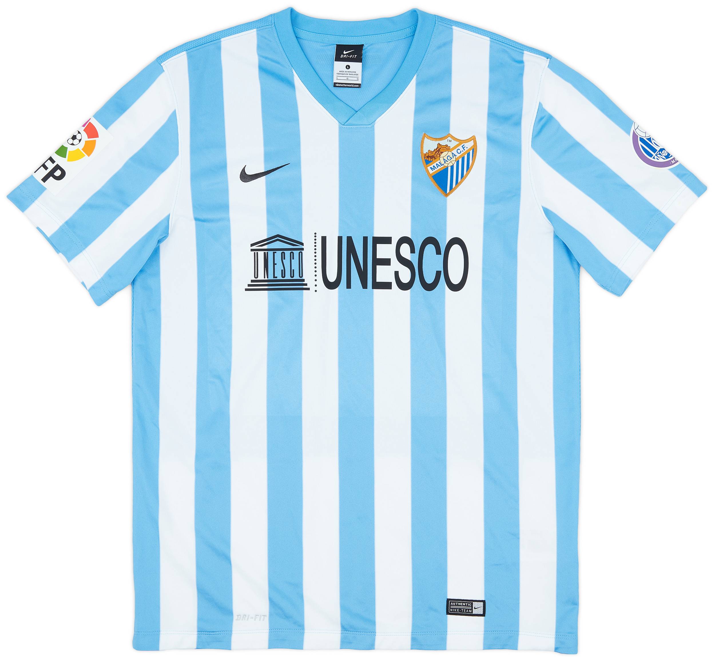 2014-15 Malaga Home Shirt - 8/10 - (L)