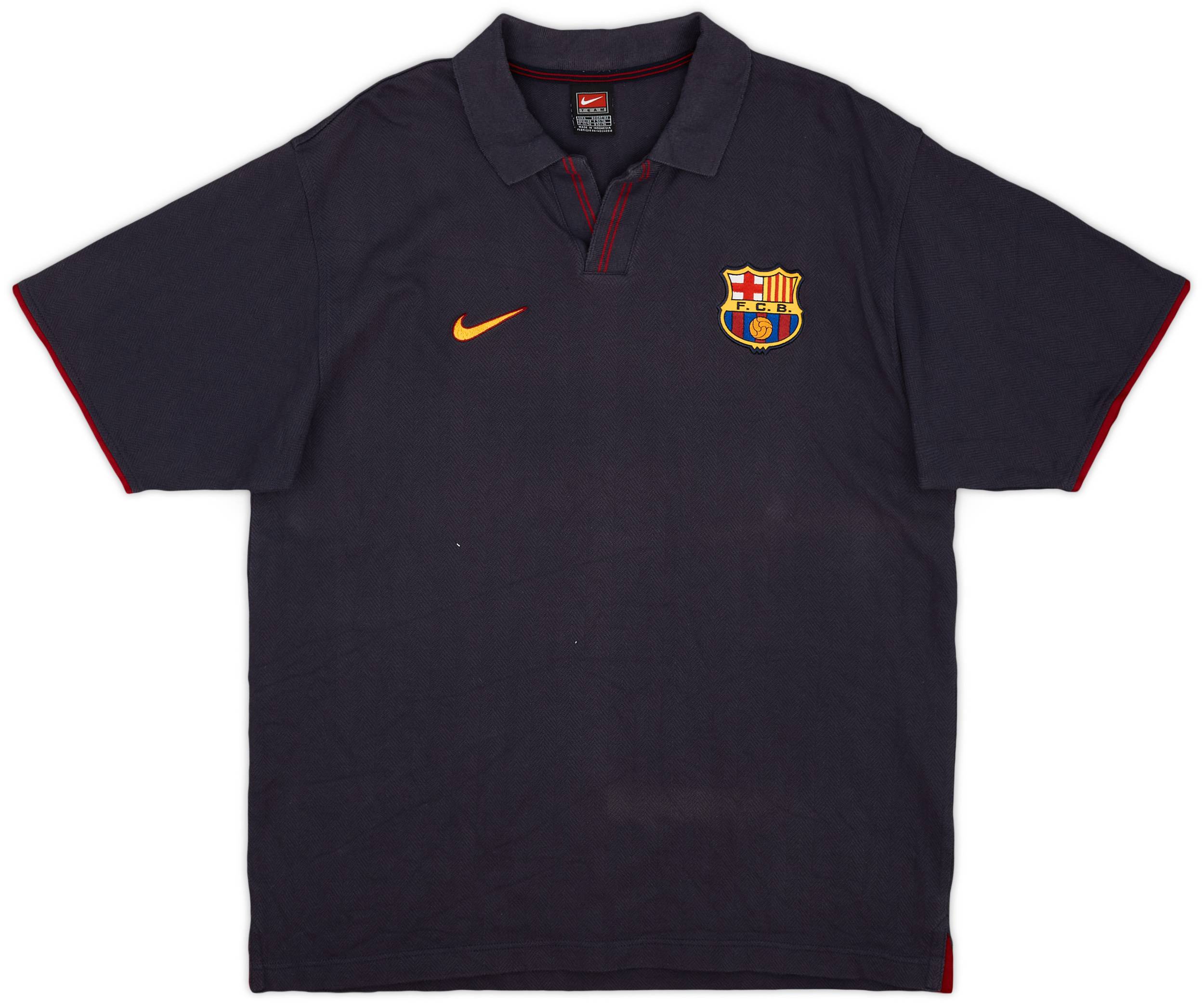 2000-01 Barcelona Nike Polo Shirt - 6/10 - (L)