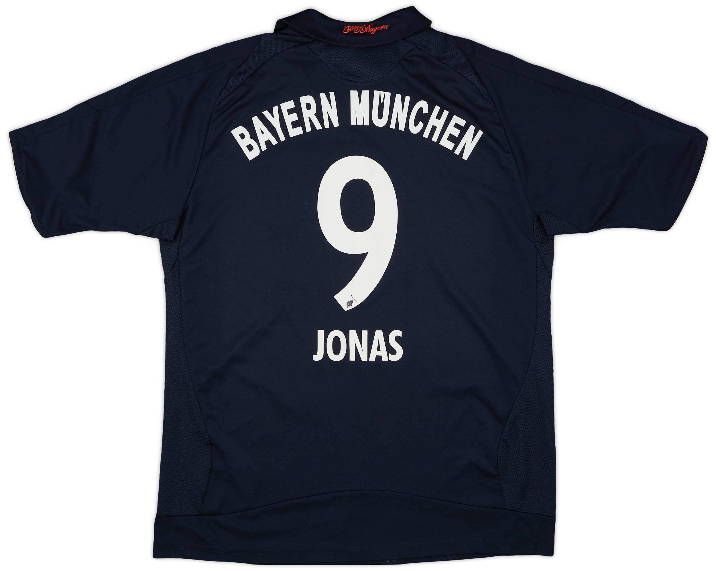 2008-09 Bayern Munich Away Shirt Jonas #9 - 6/10 - (XL.Boys)