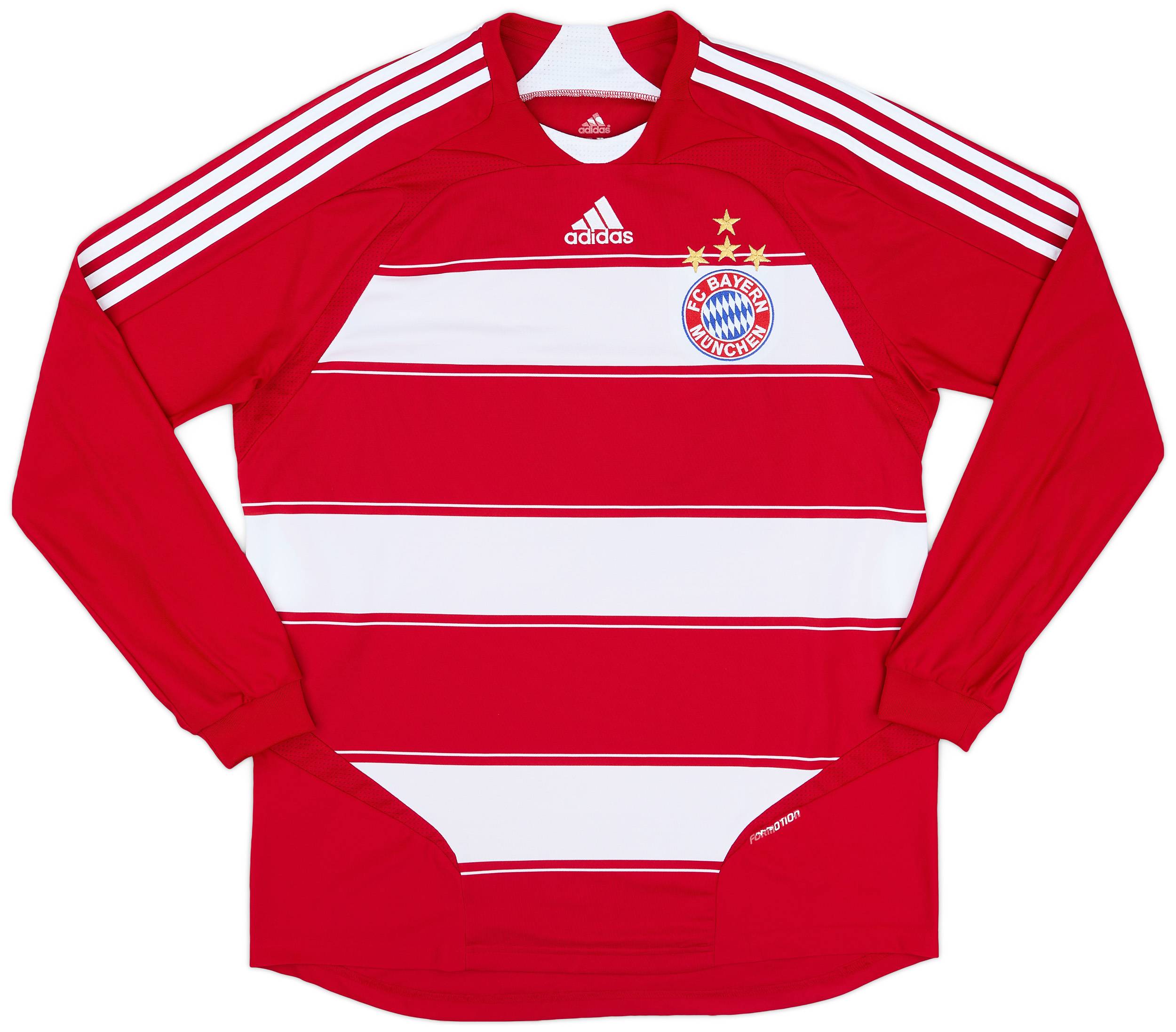 2008-09 Bayern Munich Authentic Home L/S Shirt - 8/10 - (L)