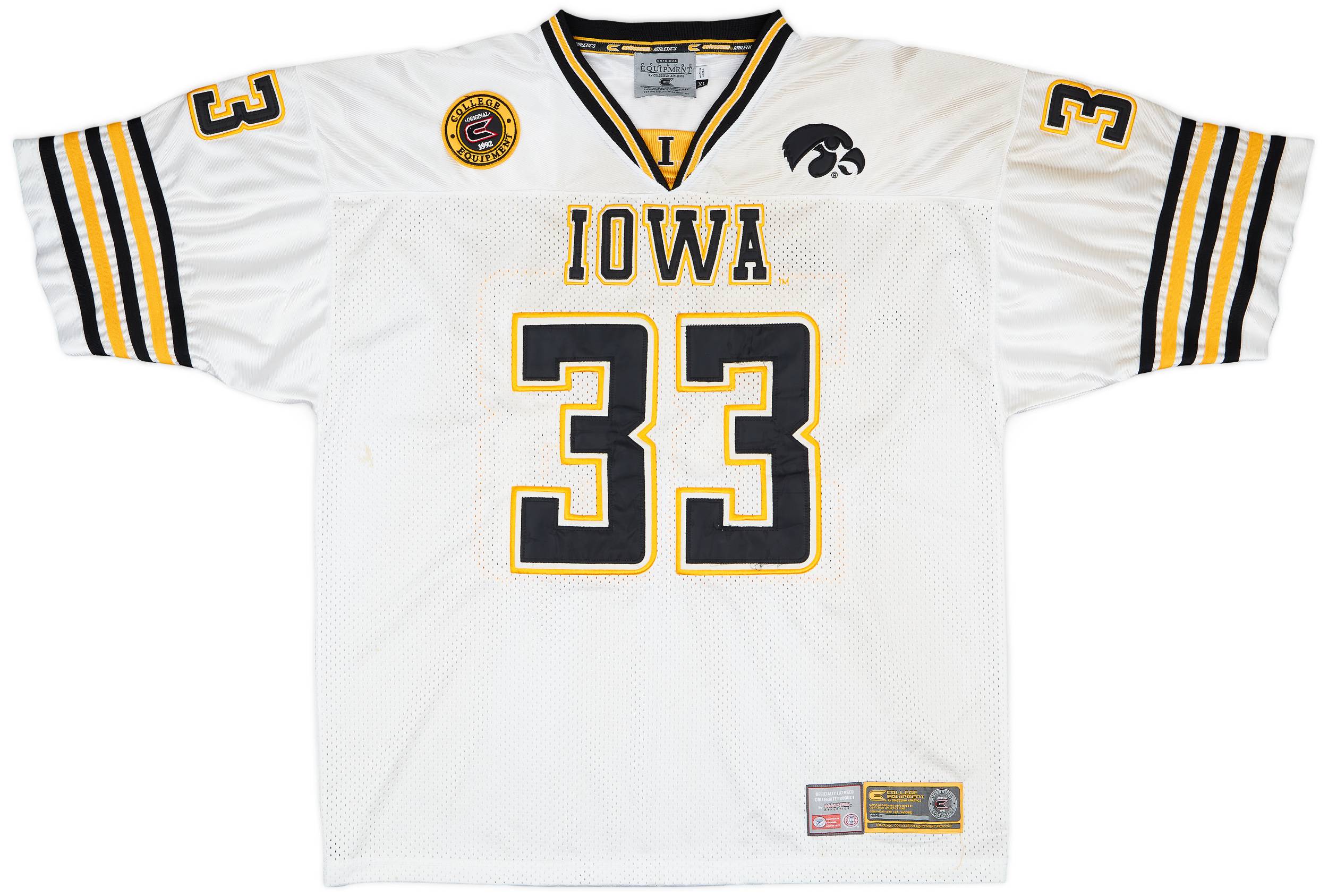 2000s Iowa Hawkeyes #33 Colosseum Away Jersey - 7/10 - (XL)