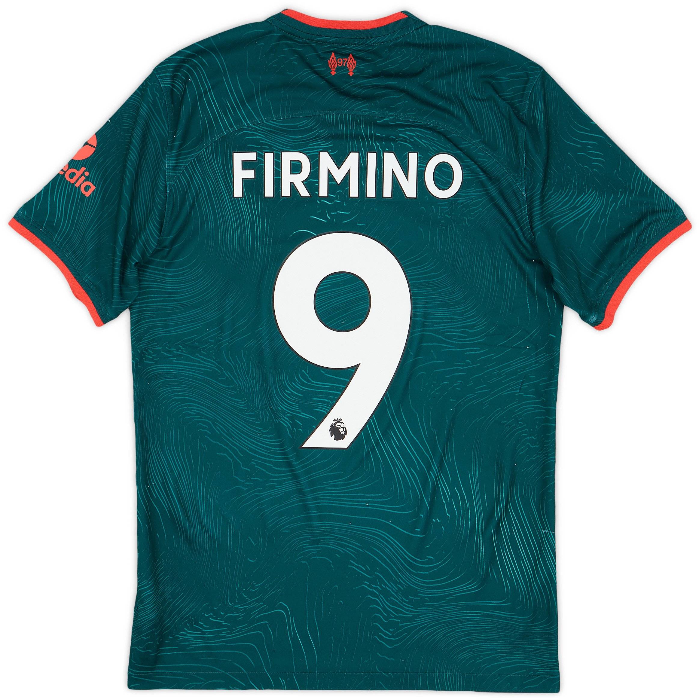 2022-23 Liverpool Third Shirt Firmino #9 - 8/10 - (S)
