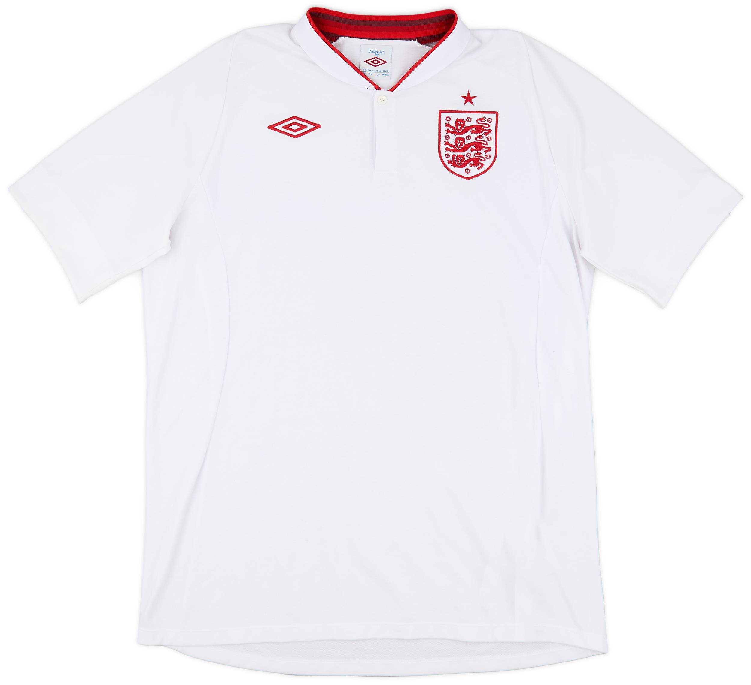 2012-13 England Home Shirt - 9/10 - (L)