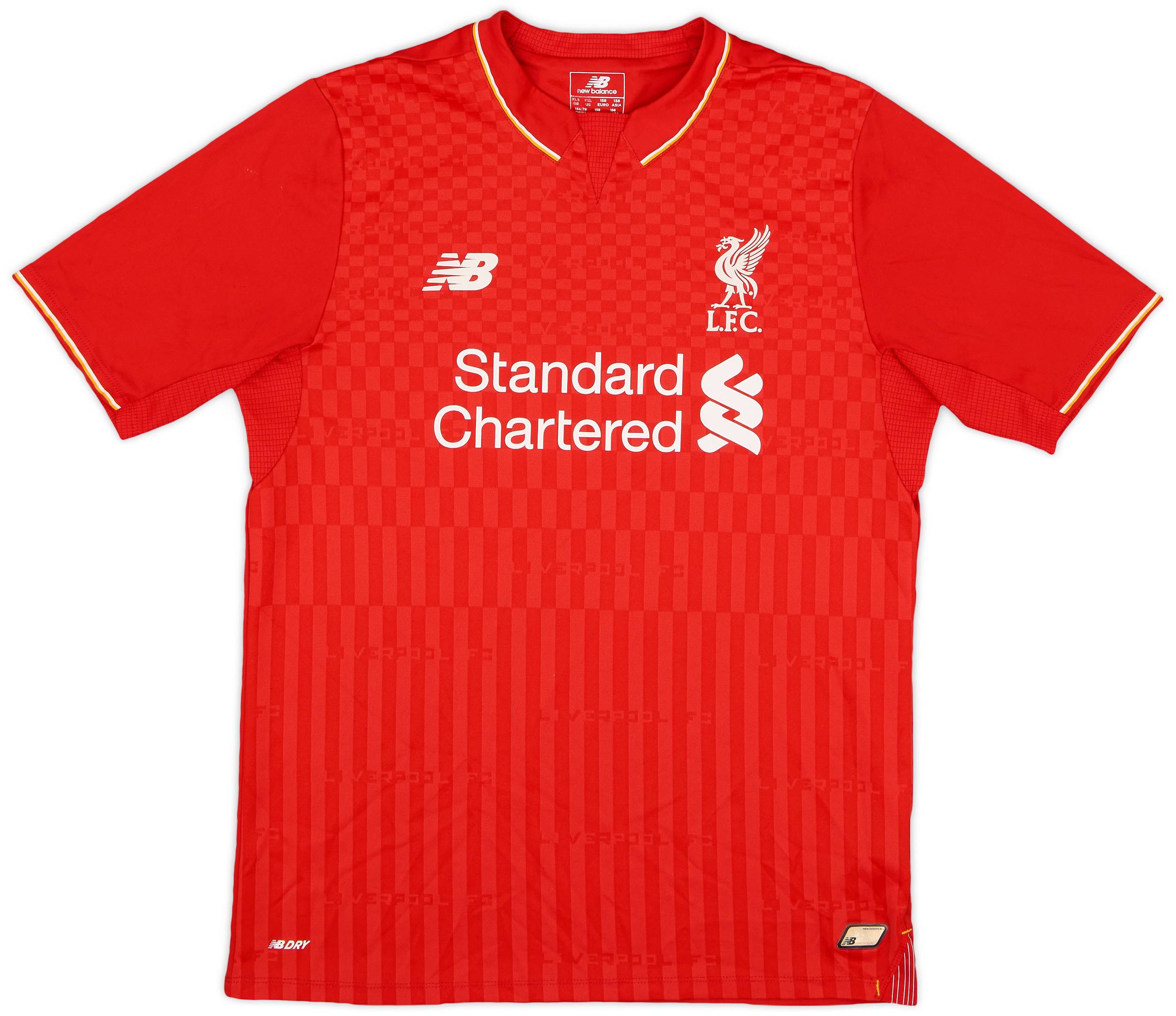 2015-16 Liverpool Home Shirt - 9/10 - (XL.Boys)