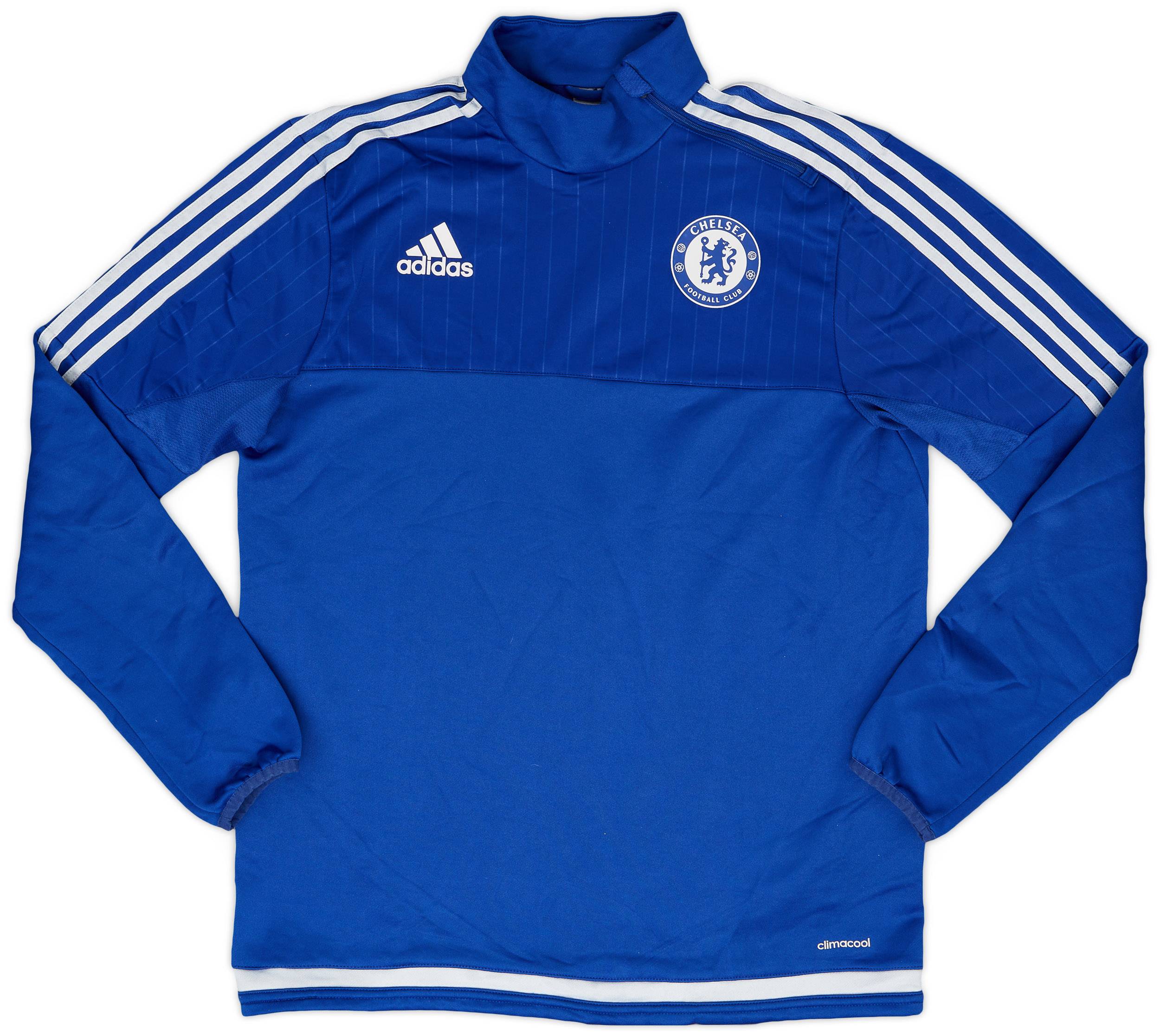2015-16 Chelsea adidas 1/4 Zip Drill Top - 8/10 - (M)