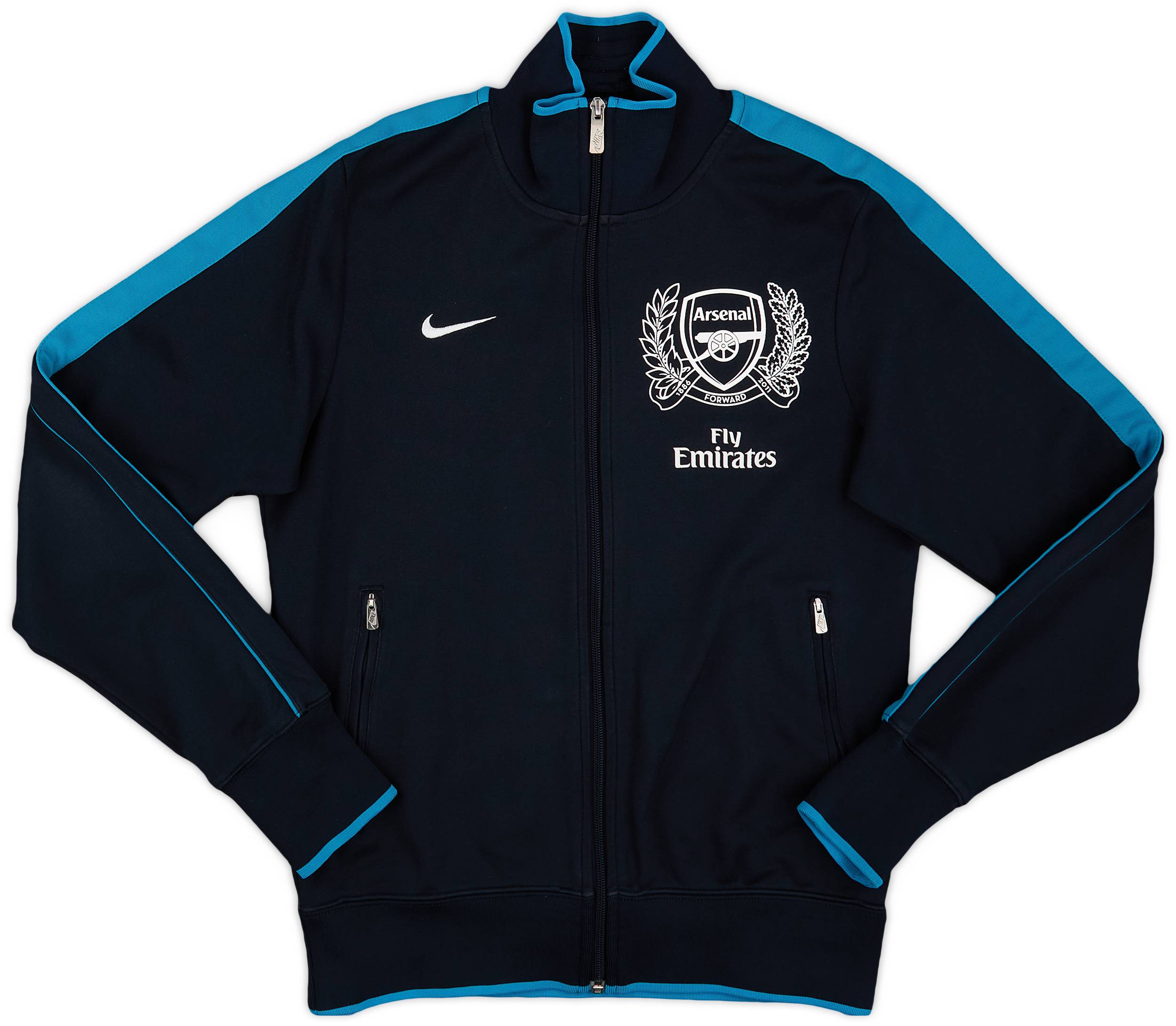 2011-12 Arsenal Nike Track Jacket - 9/10 - (S)