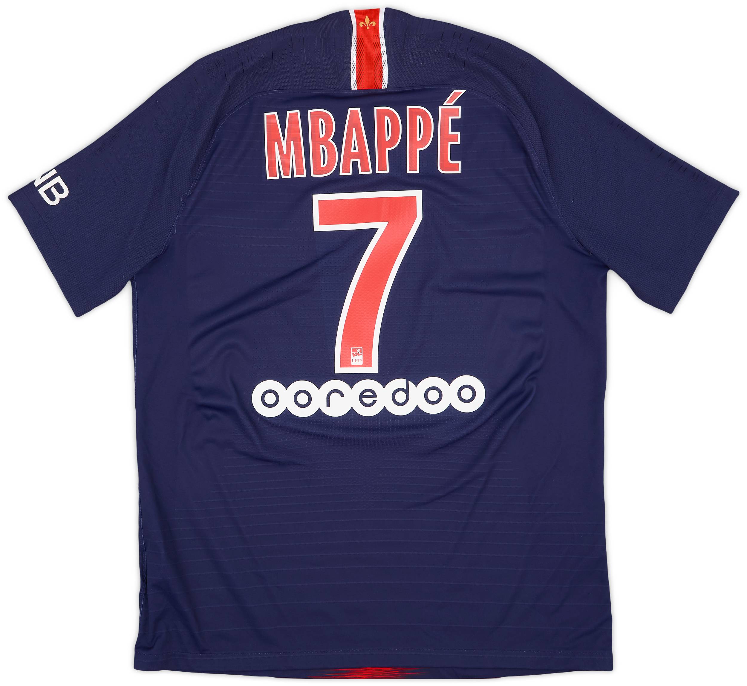 2018-19 Paris Saint-Germain Authentic Home Shirt Mbappe #7 - 9/10 - (L)