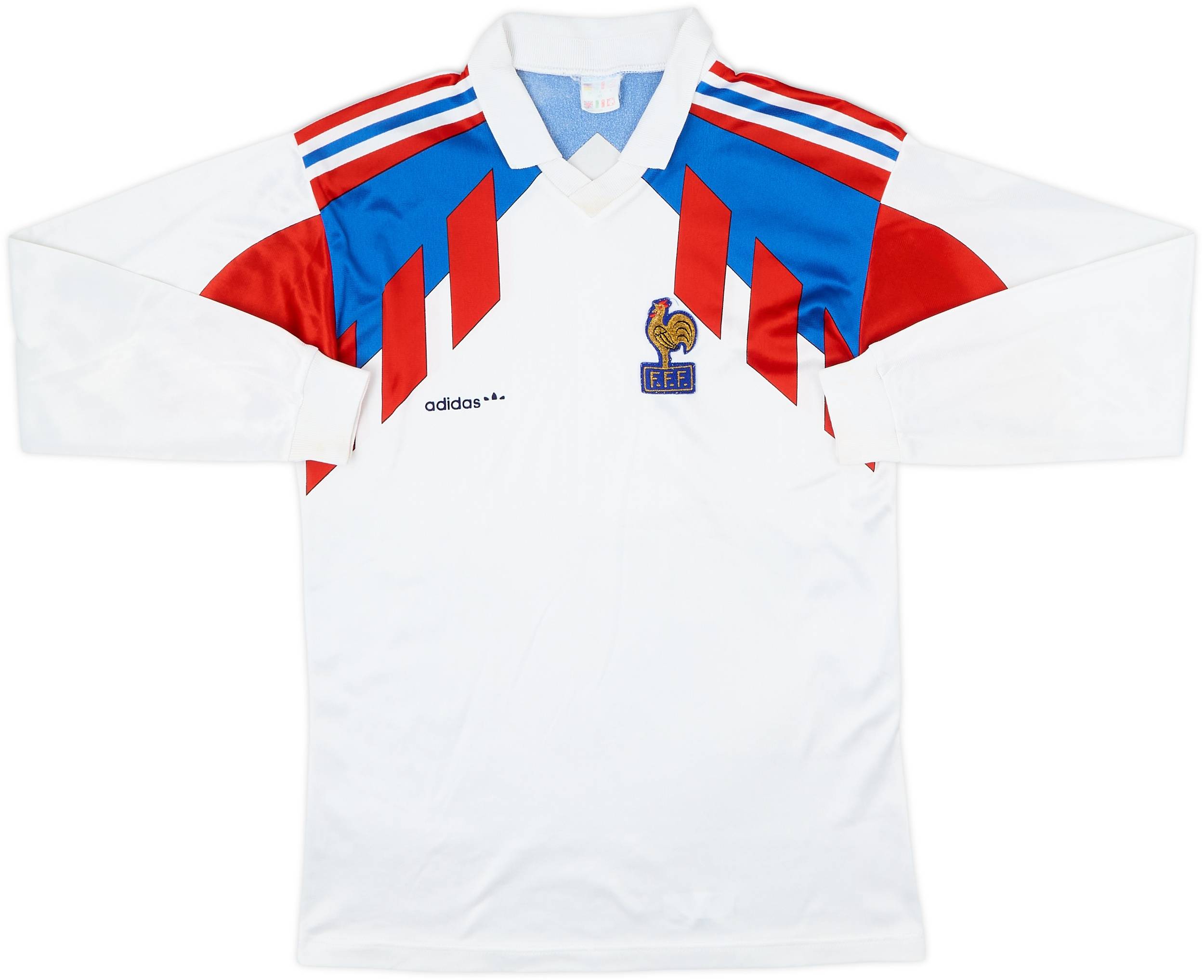 1990-92 France Away L/S Shirt - 6/10 - (S)