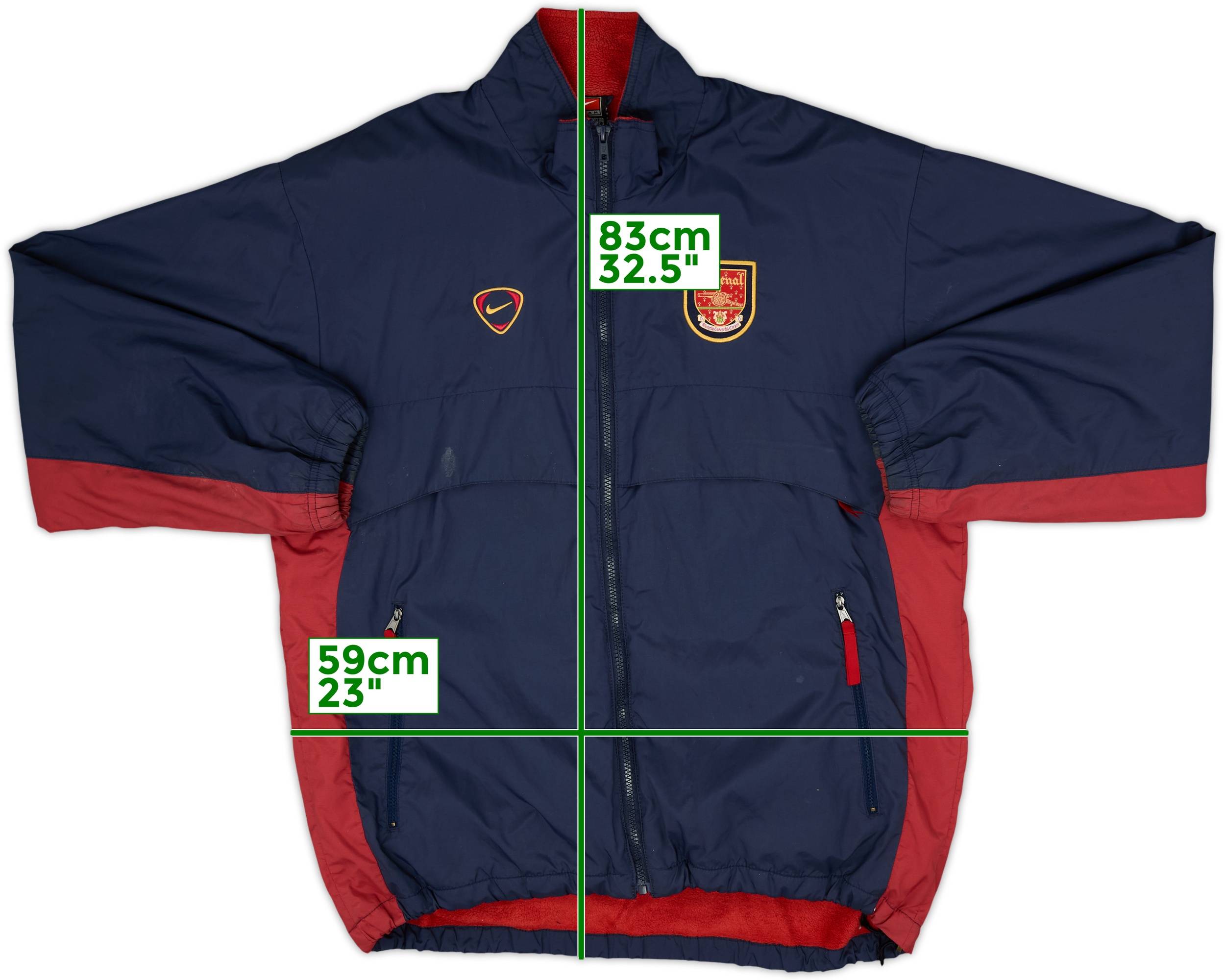 2000-01 Arsenal Nike Rain Jacket - 7/10 - (M)