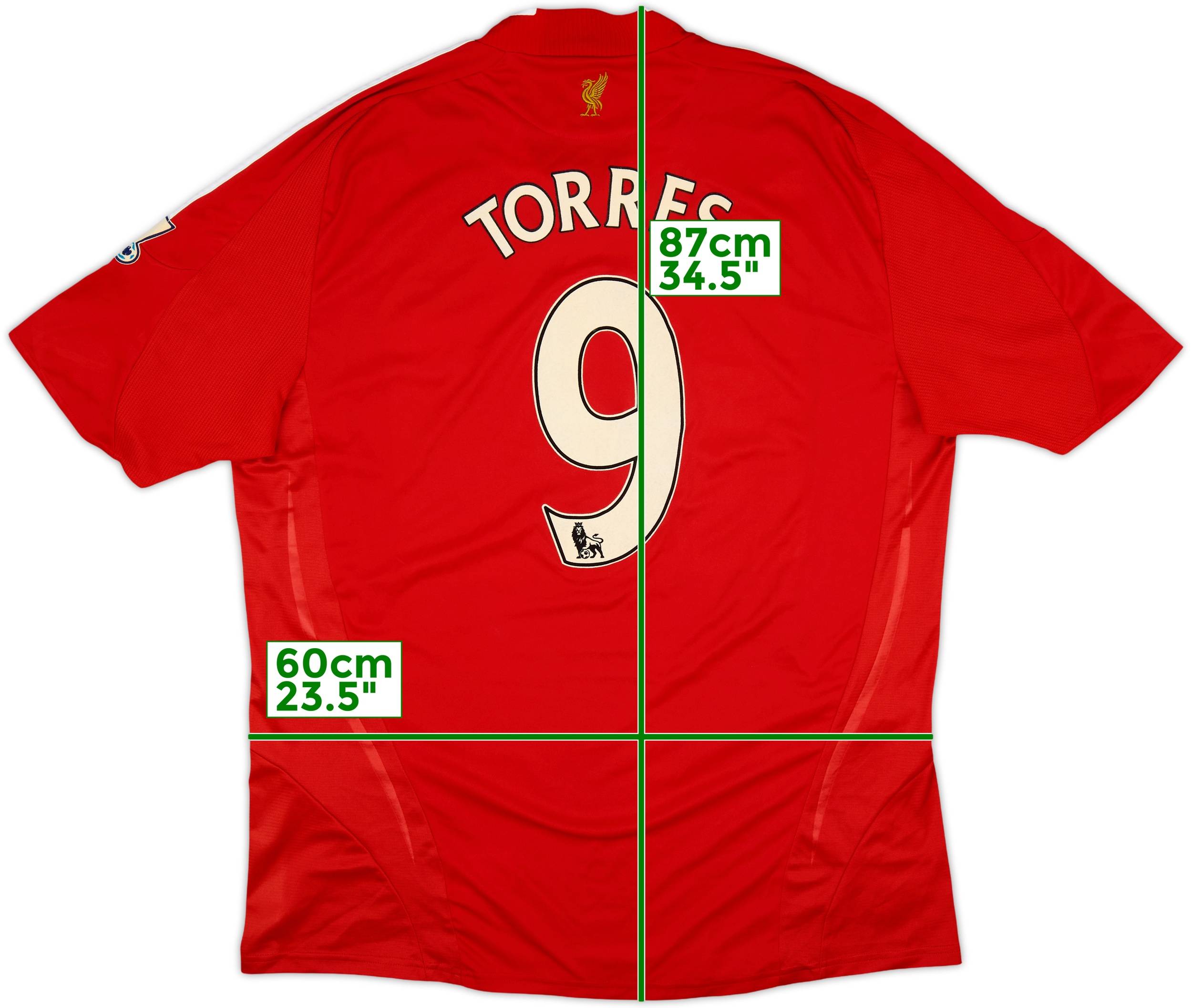2008-10 Liverpool Home Shirt Torres #9 - 8/10 - (XXL)