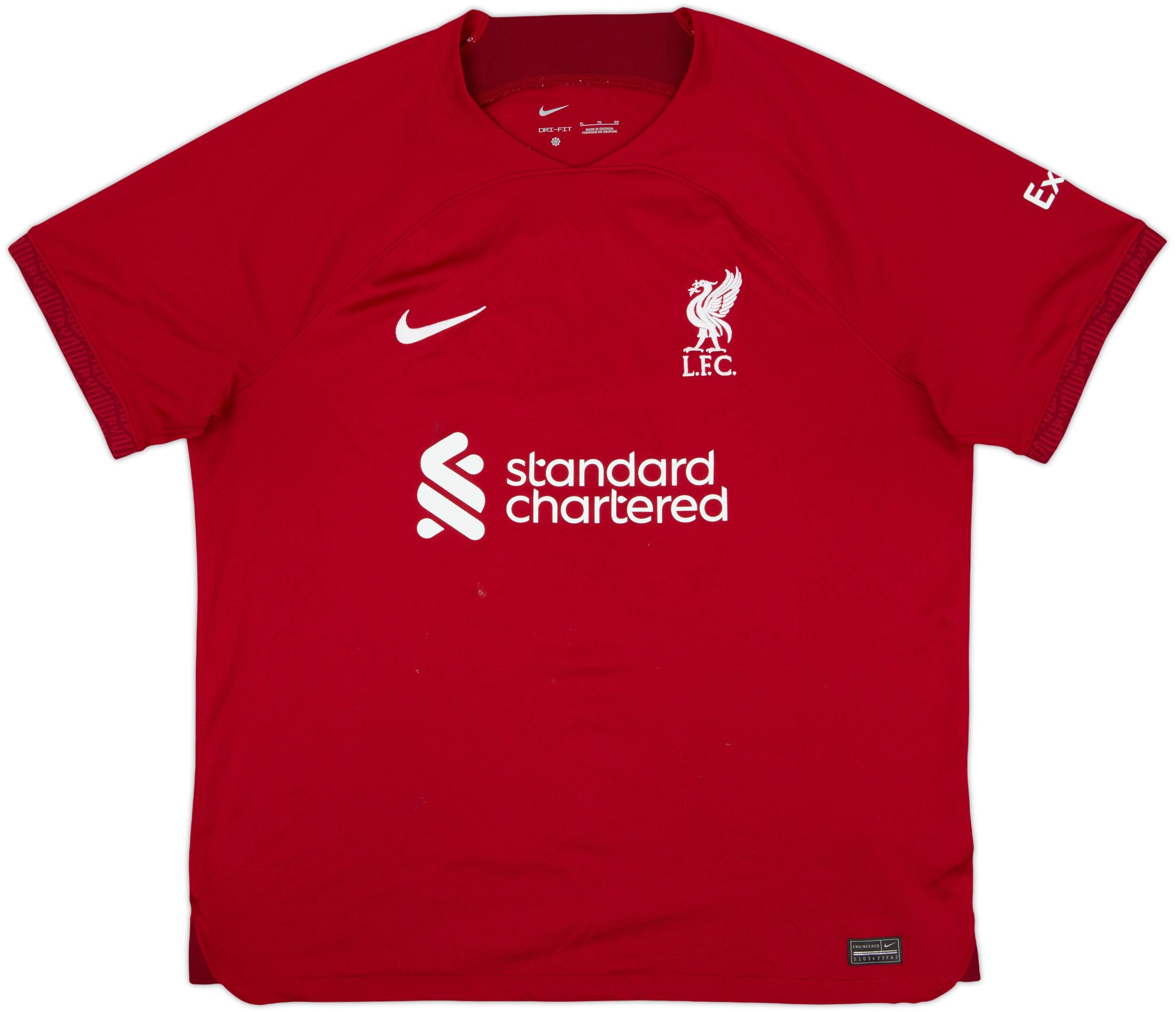 リバプール　ヘンダーソン　♯14 Mサイズ 2022-23 Liverpool Home Shirt Henderson #14 - 6/10 - (XL)