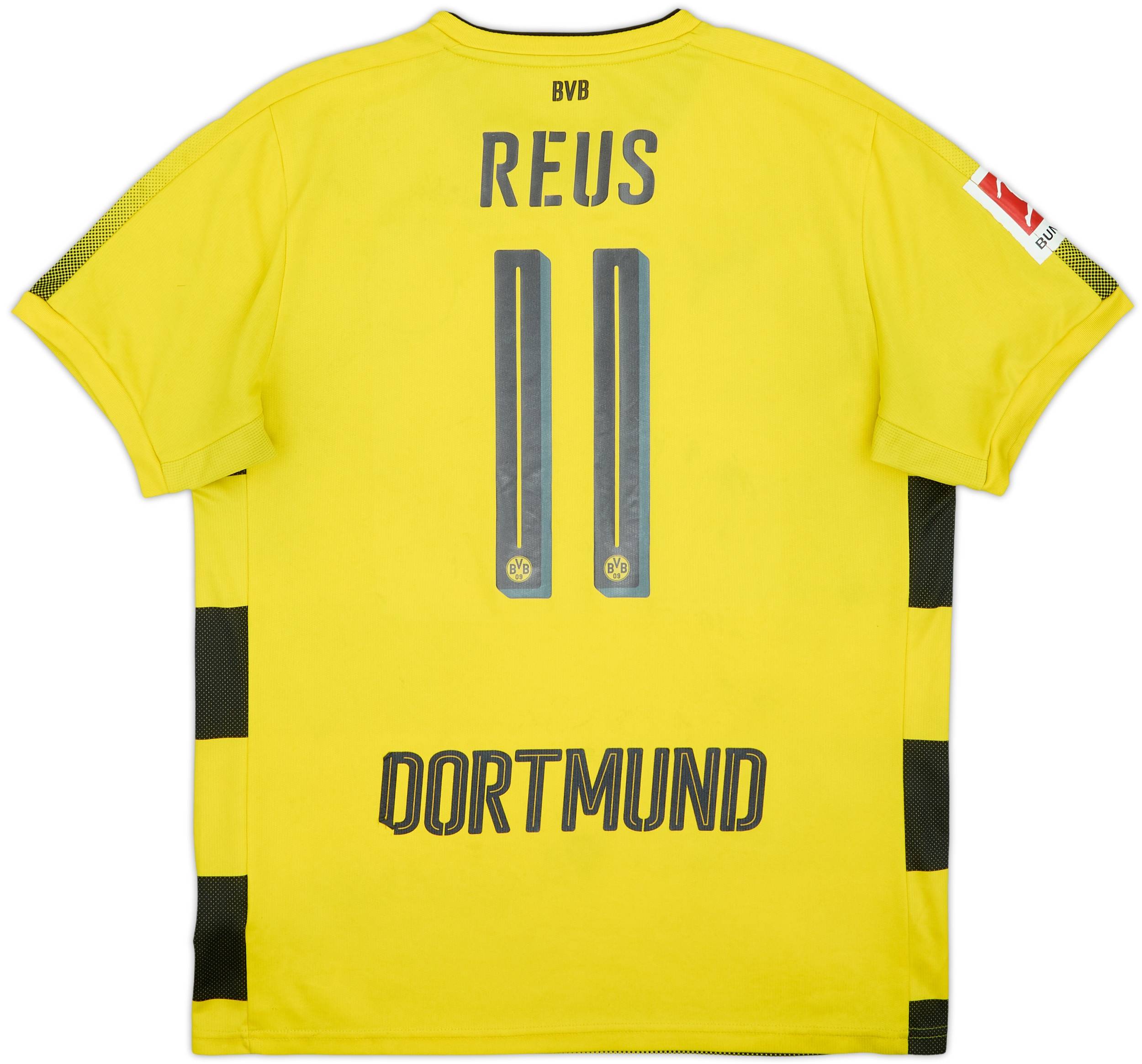 2017-18 Borussia Dortmund Home Shirt Reus #11 - 6/10 - (L)