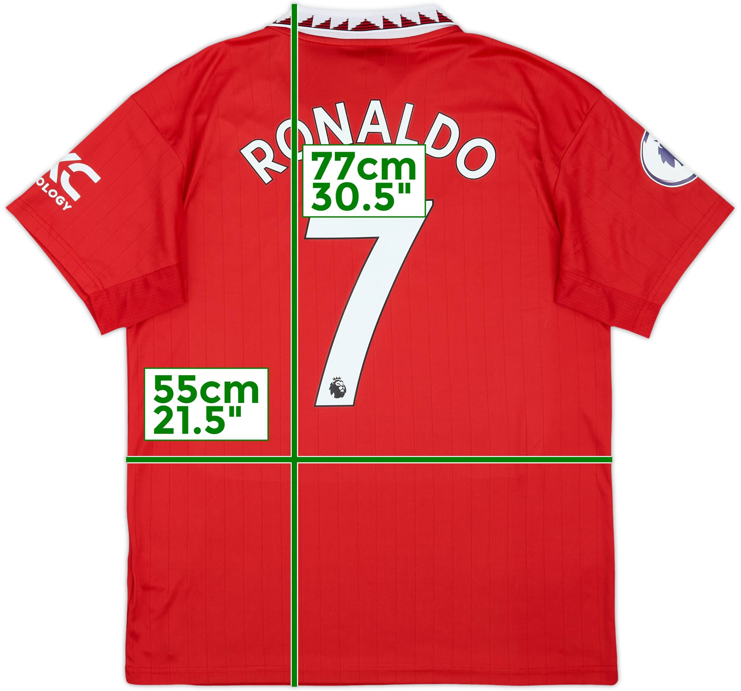 2022-23 Manchester United Home Shirt Ronaldo #7 - 8/10 - (L)