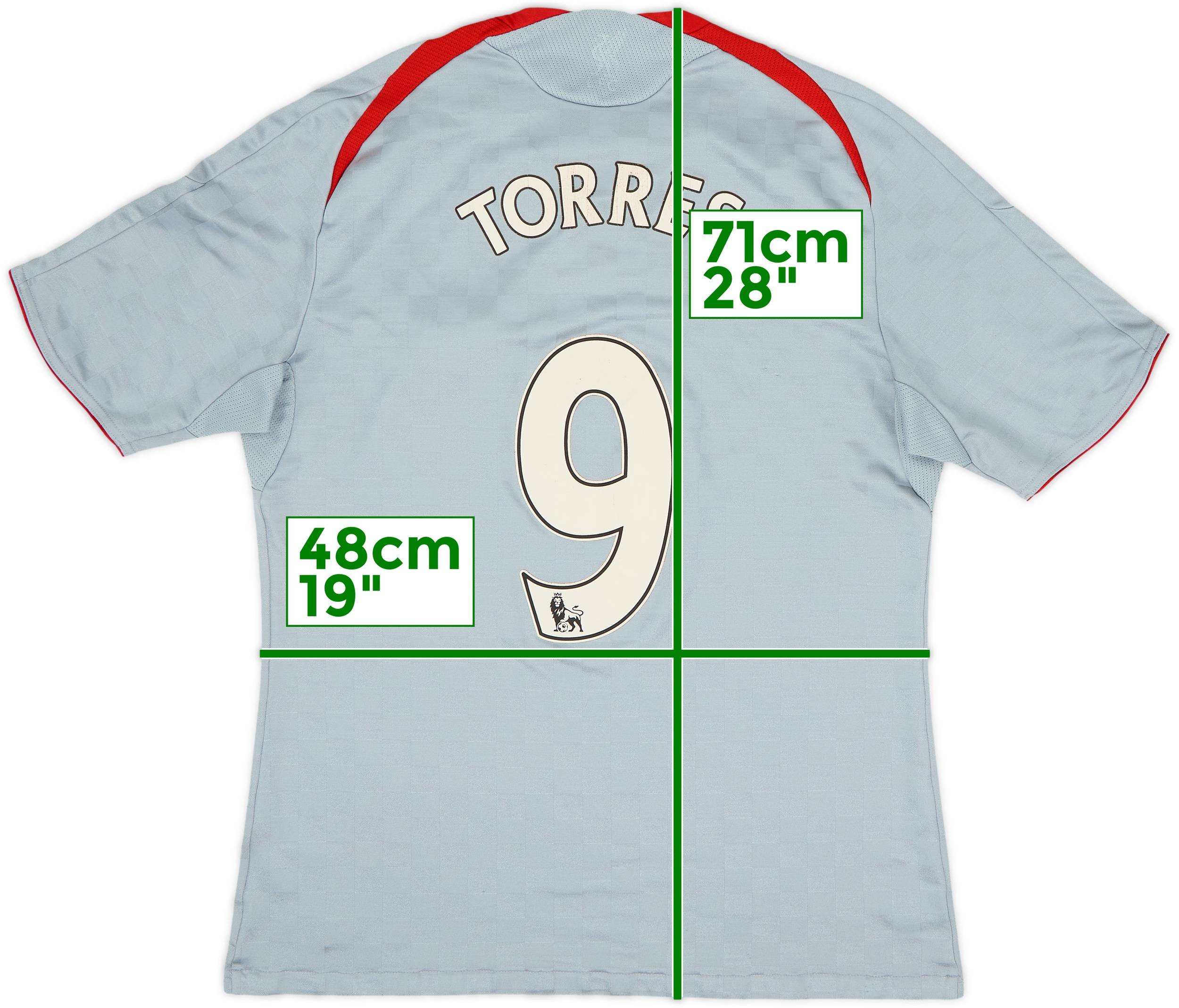 2008-09 Liverpool Away Shirt Torres #9 - 6/10 - (L)