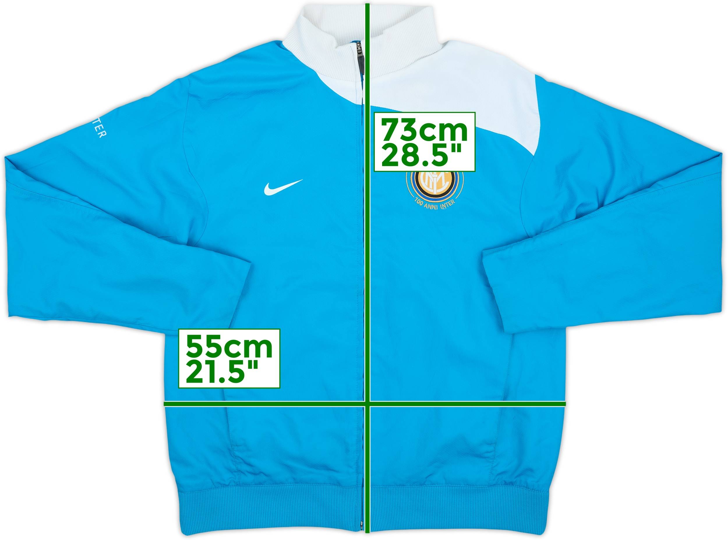 2007-08 Inter Milan Nike Track Jacket - 6/10 - (M)