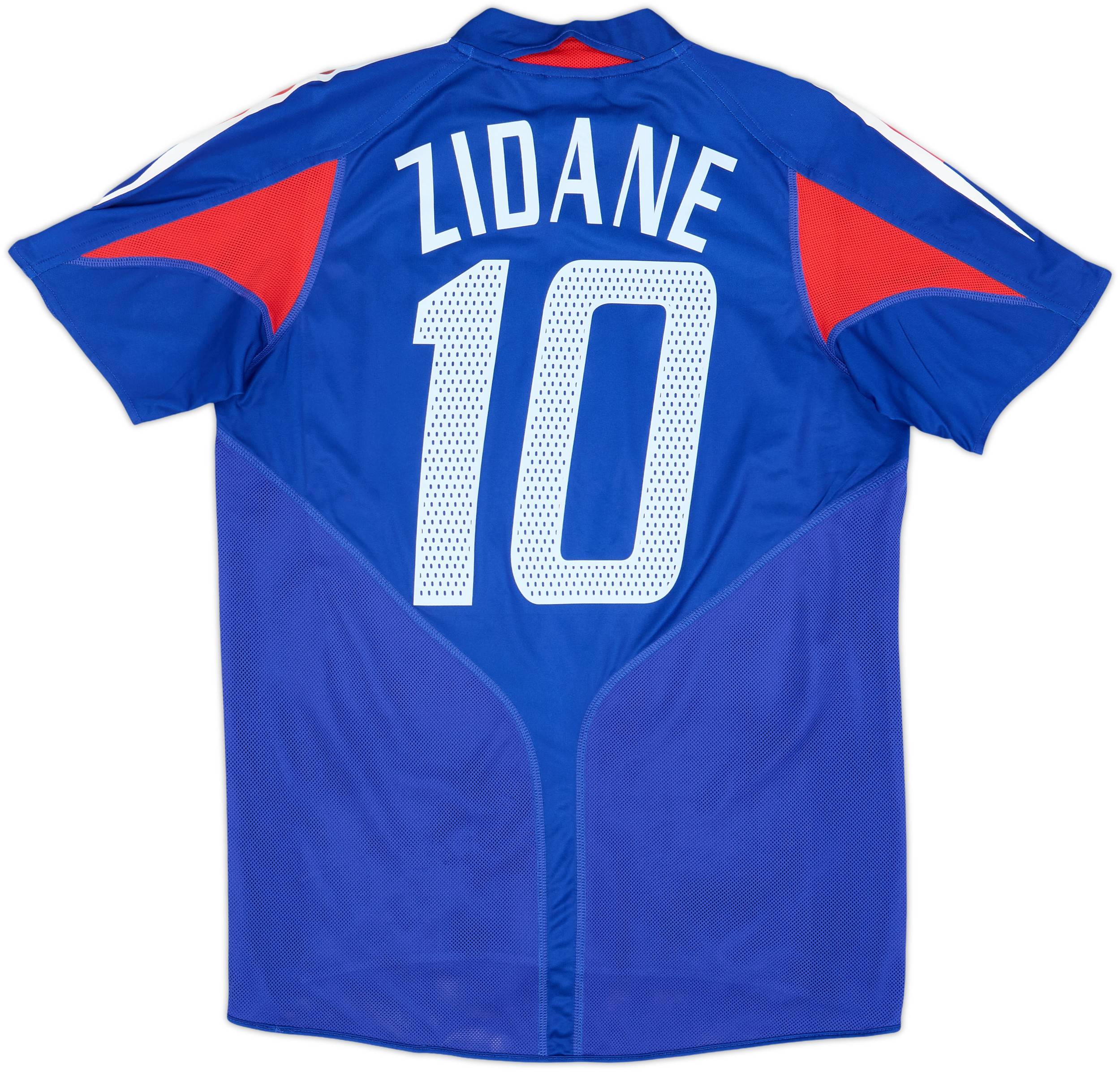 2004-06 France Home Shirt Zidane #10 - 8/10 - (XL.Boys)