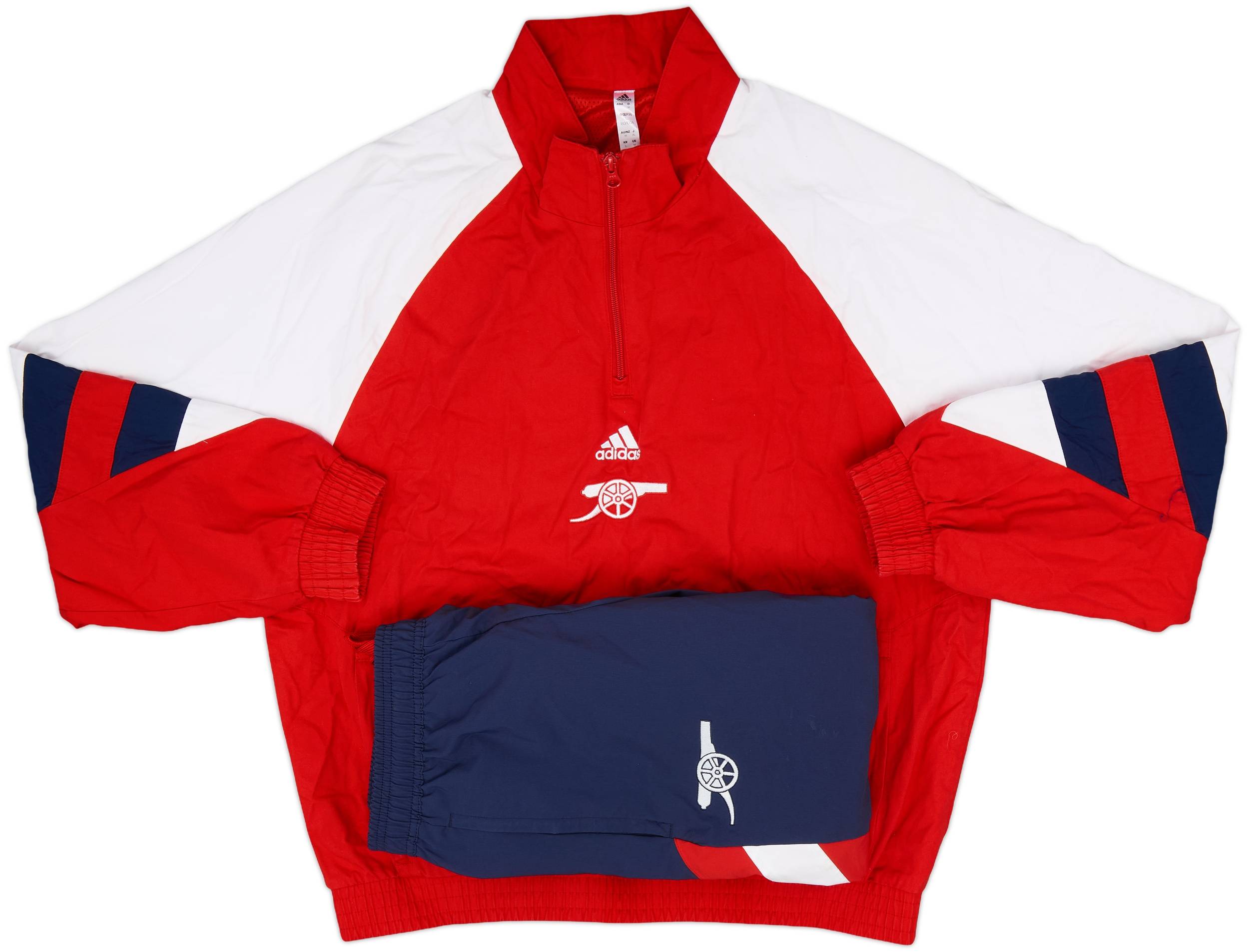 2023-24 Arsenal adidas 1/4 Zip Icon Tracksuit - 9/10 - (M)