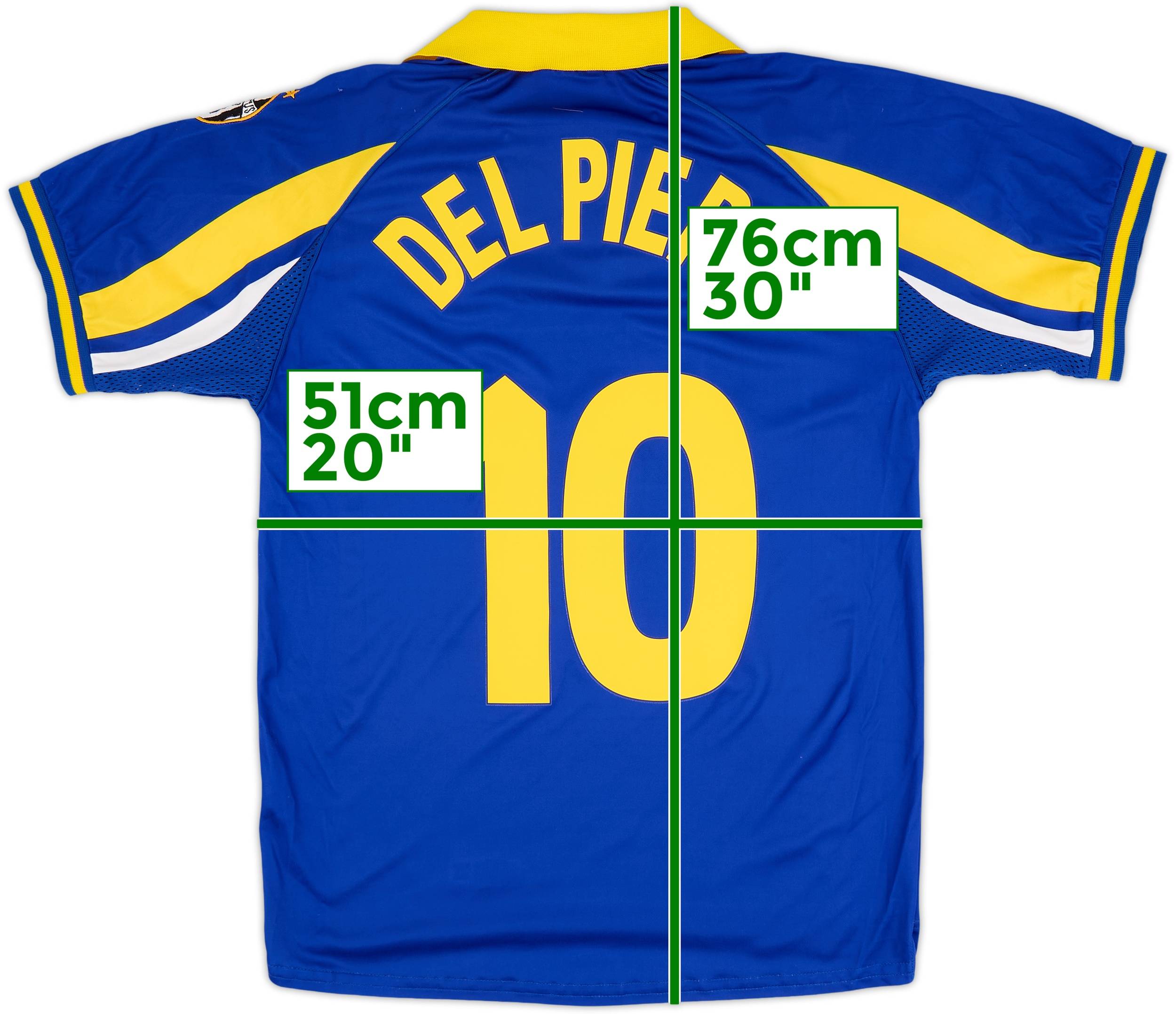 1998-99 Juventus Third Shirt Del Piero #10 - 6/10 - (S)