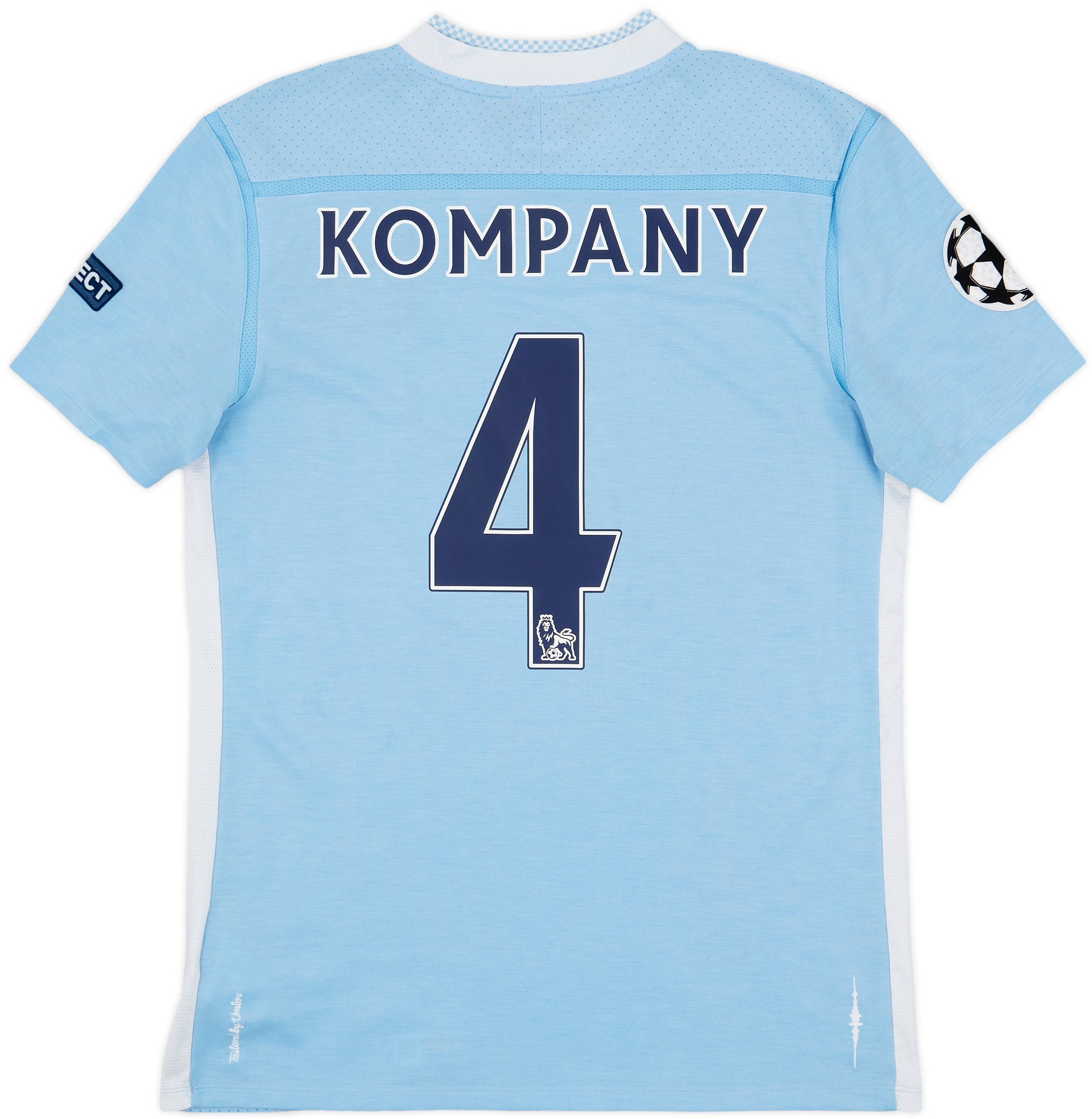 2011-12 Manchester City Home Shirt Kompany #4 - 7/10 - (M)