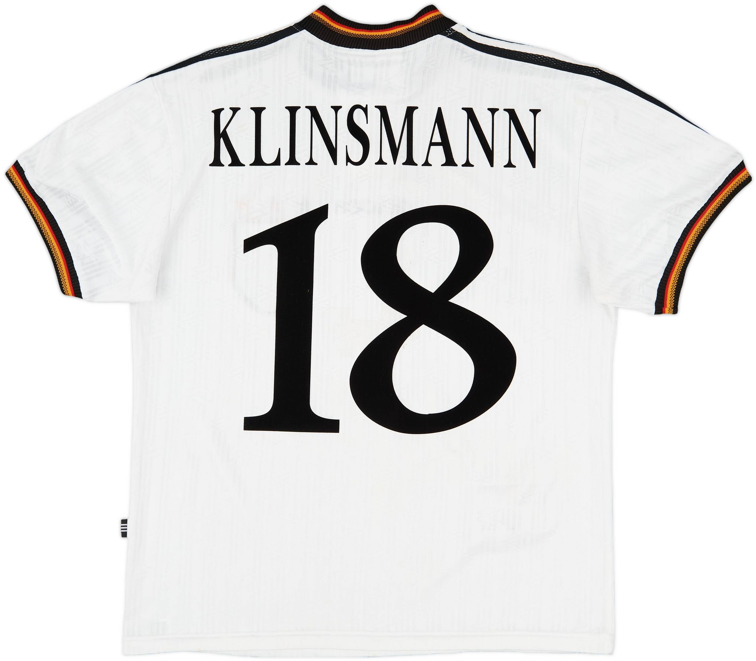 1996-98 Germany Home Shirt Klinsmann #18 - 5/10 - (M)