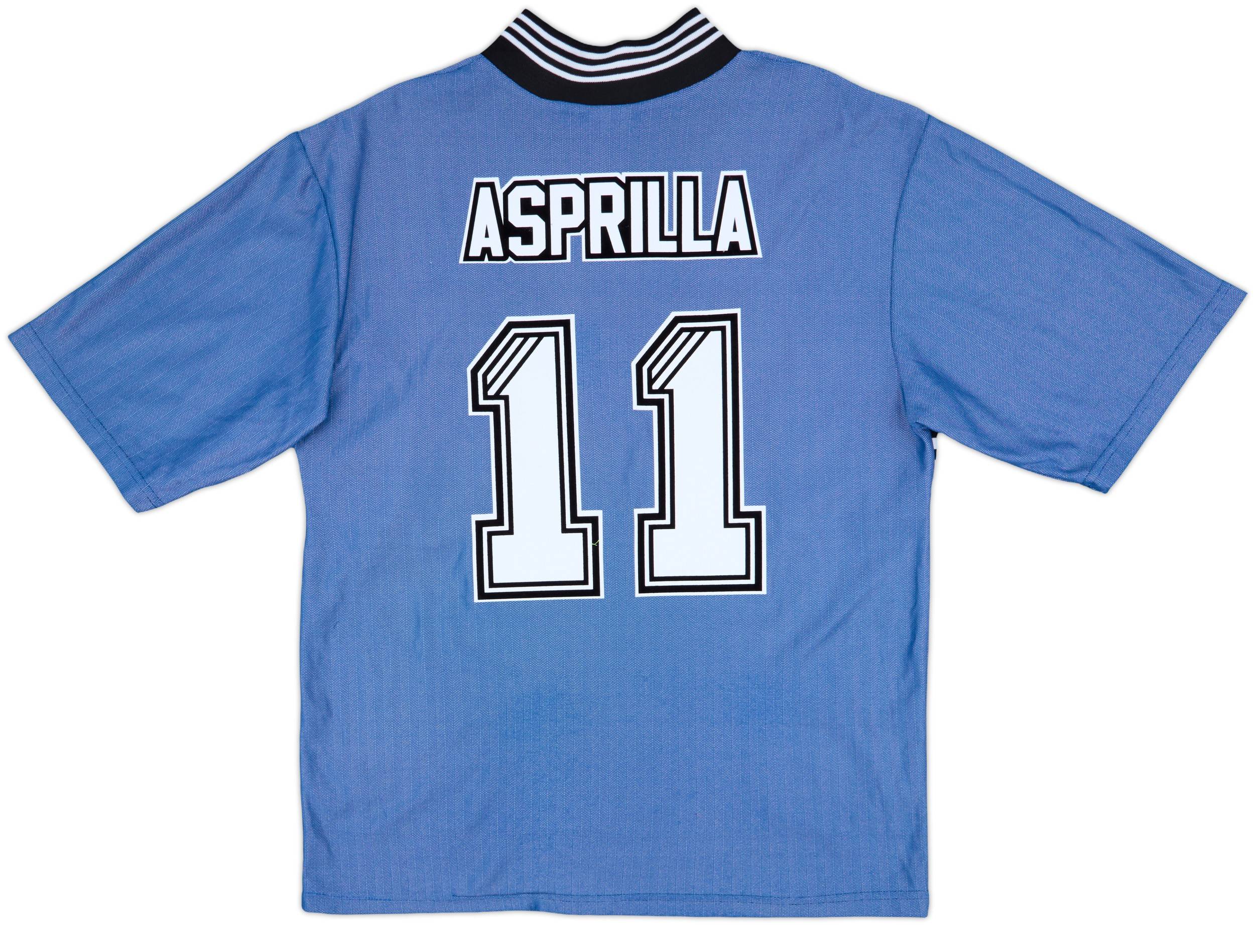 1996-97 Newcastle Away Shirt Asprilla #11 - 7/10 - (L)