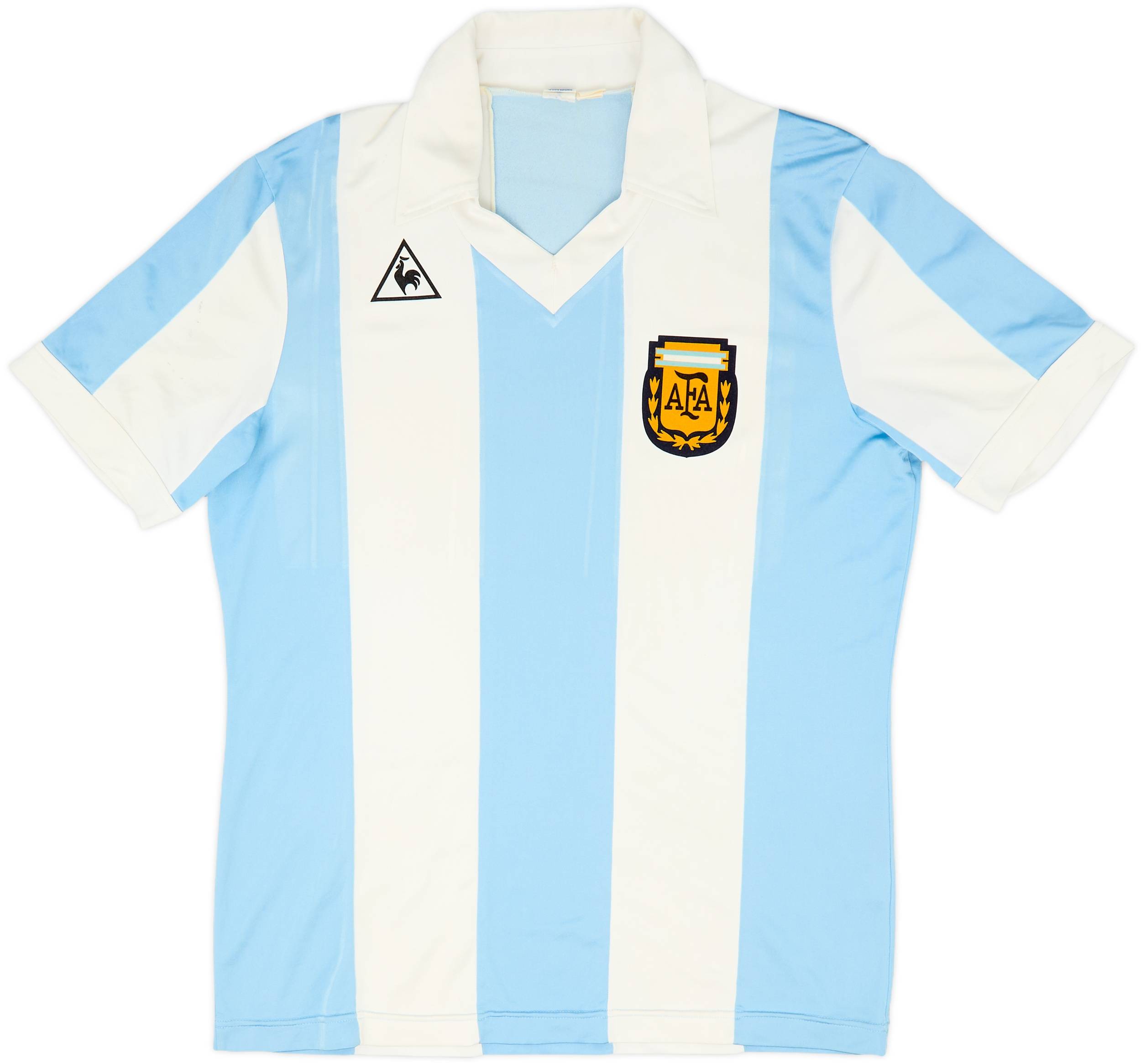1980-82 Argentina Home Shirt - 8/10 - (XL)