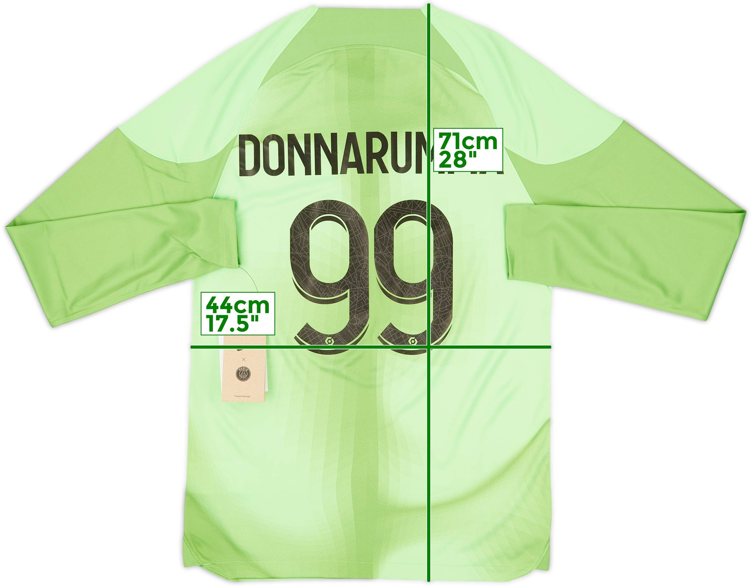 2022-23 Paris Saint-Germain GK Shirt Donnarumma #99 (S)