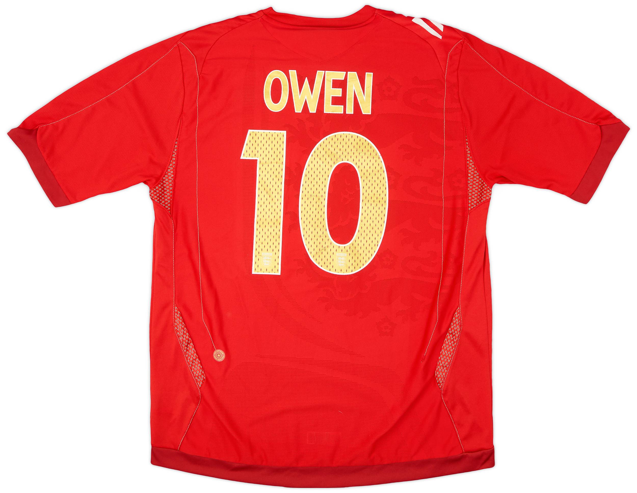 2006-08 England Away Shirt Owen #10 - 7/10 - (L)