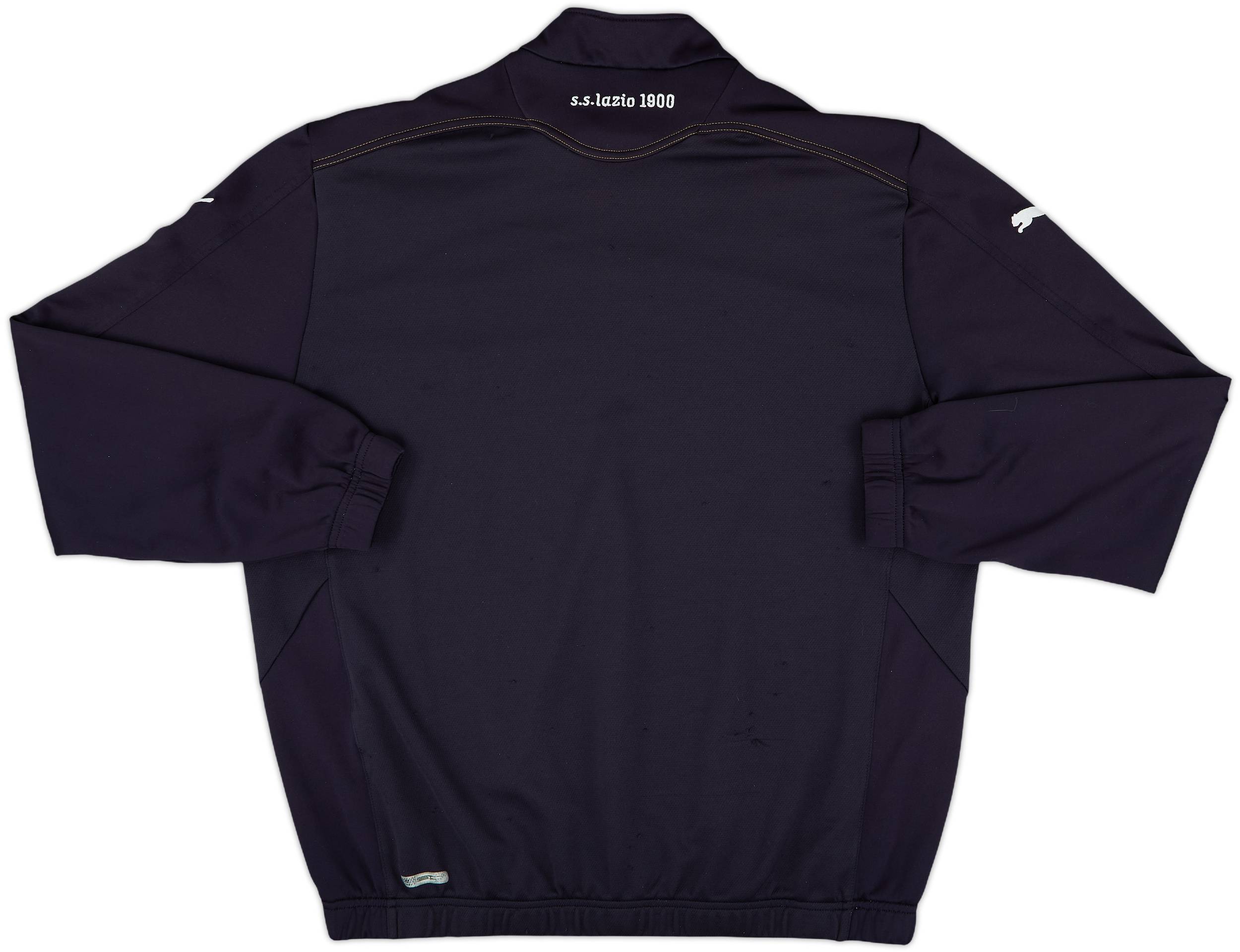 2011-12 Lazio Puma 1/4 Zip Sweat Top - 8/10 - (L)