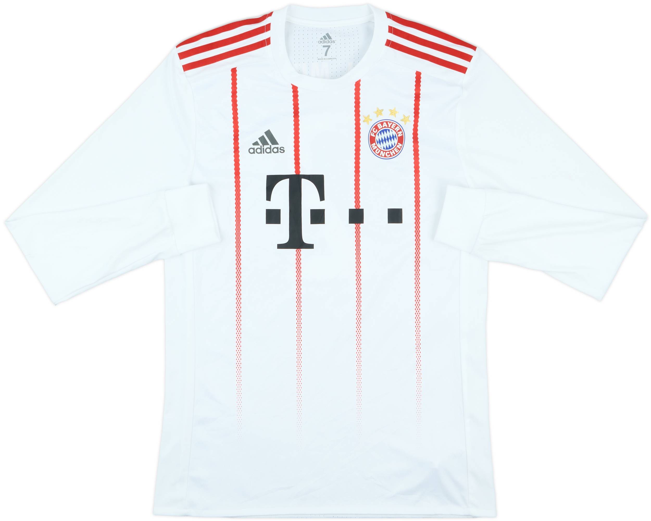 2017-18 Bayern Munich Match Issue European Third L/S Shirt #2