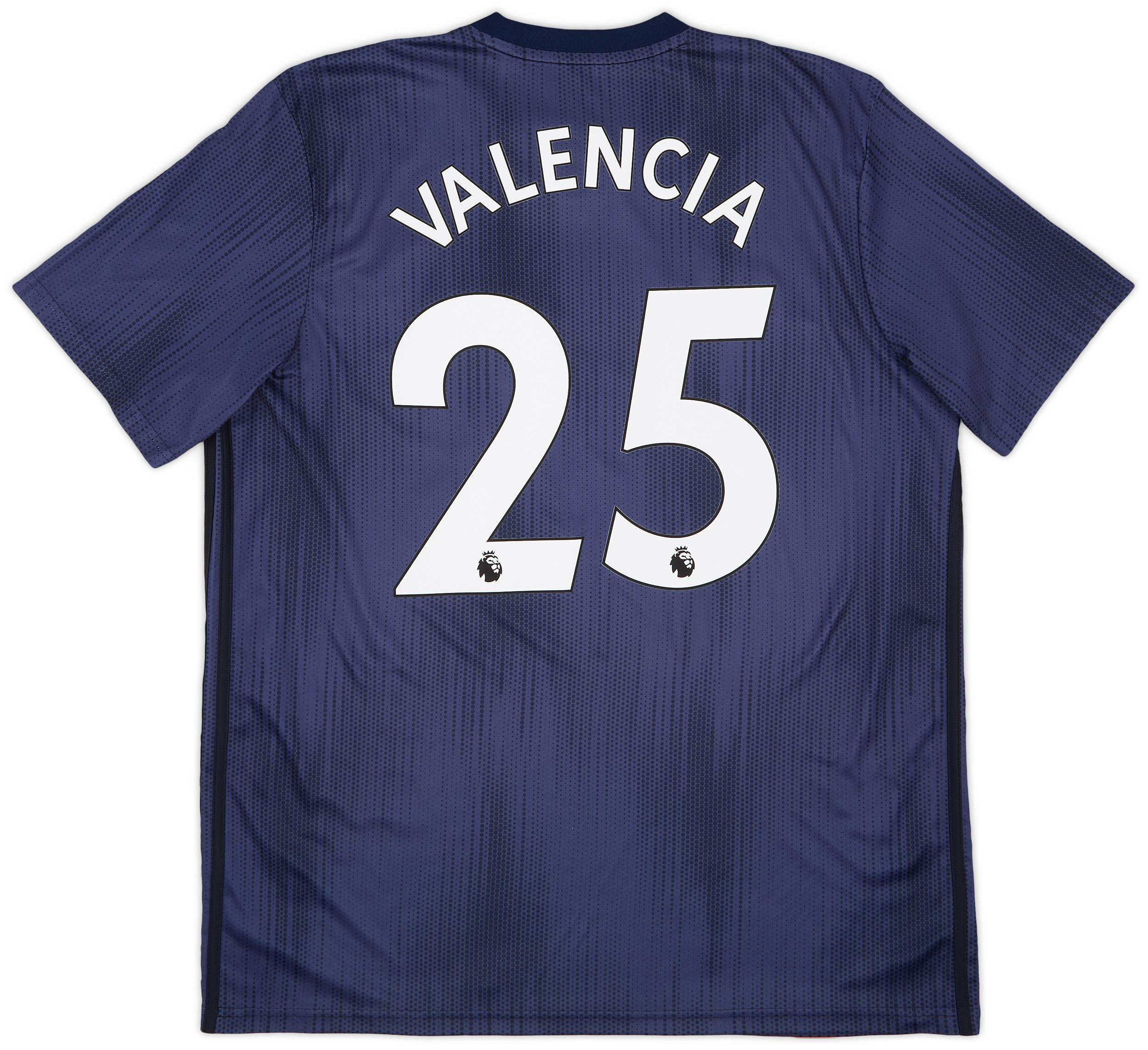 2018-19 Manchester United Third Shirt Valencia #25 - 10/10 - (XL)