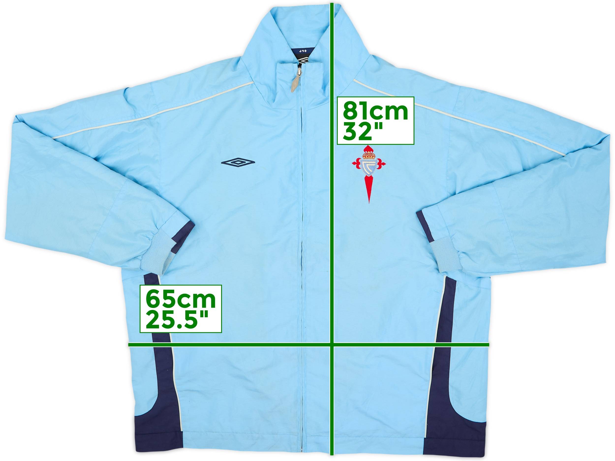 2003-05 Celta Vigo Umbro Track Jacket - 7/10 - (XL)