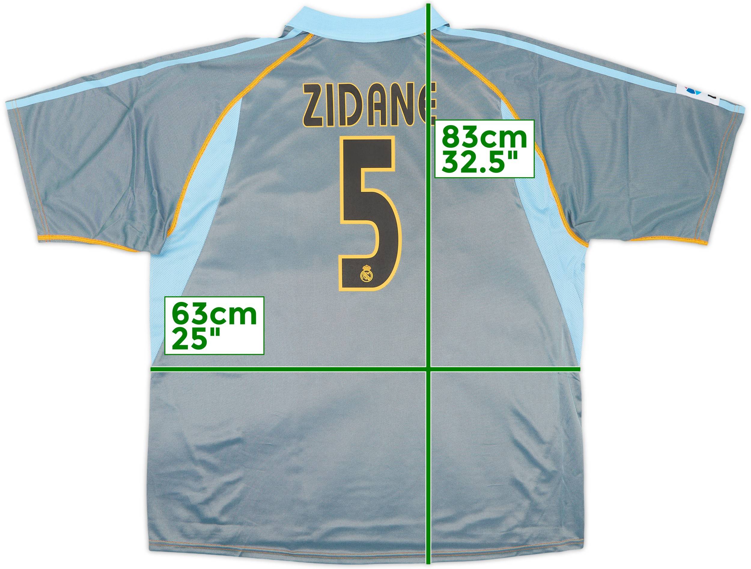 2003-04 Real Madrid Third Shirt Zidane #5 (L)