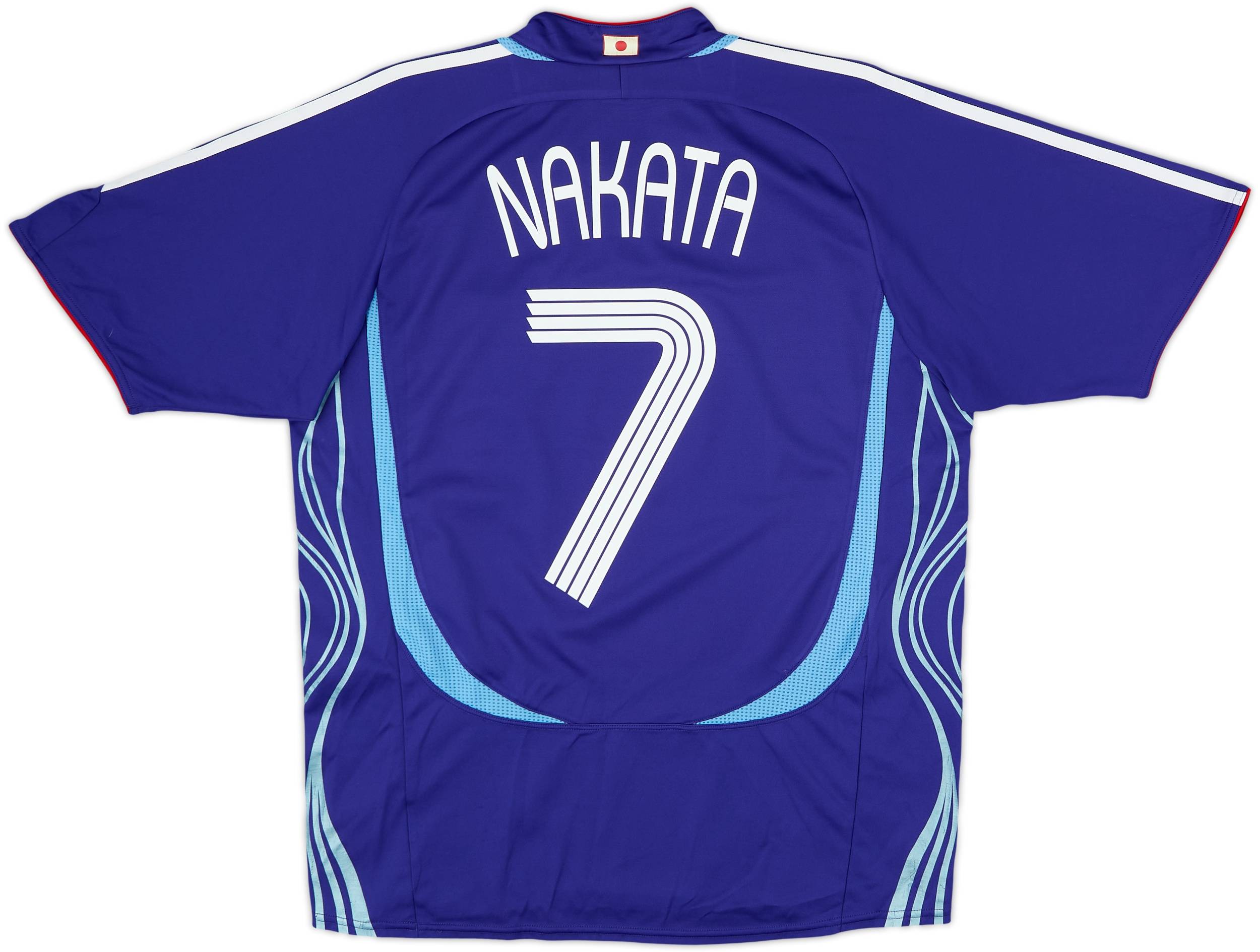 2006-08 Japan Home Shirt Nakata #7 - 6/10 - (S)