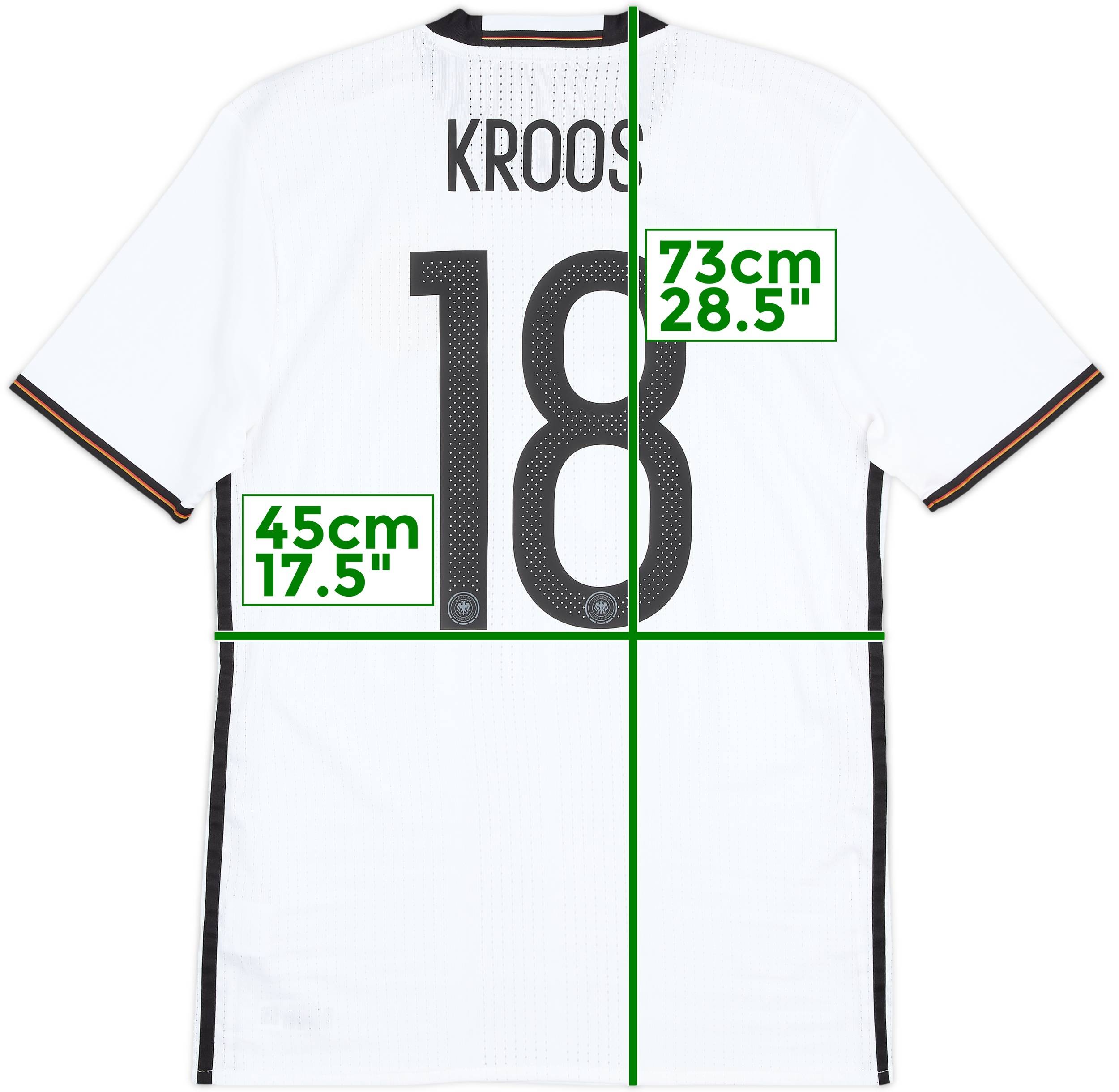 2015-16 Germany Authentic Home Shirt Kroos #18 - 9/10 - (M)