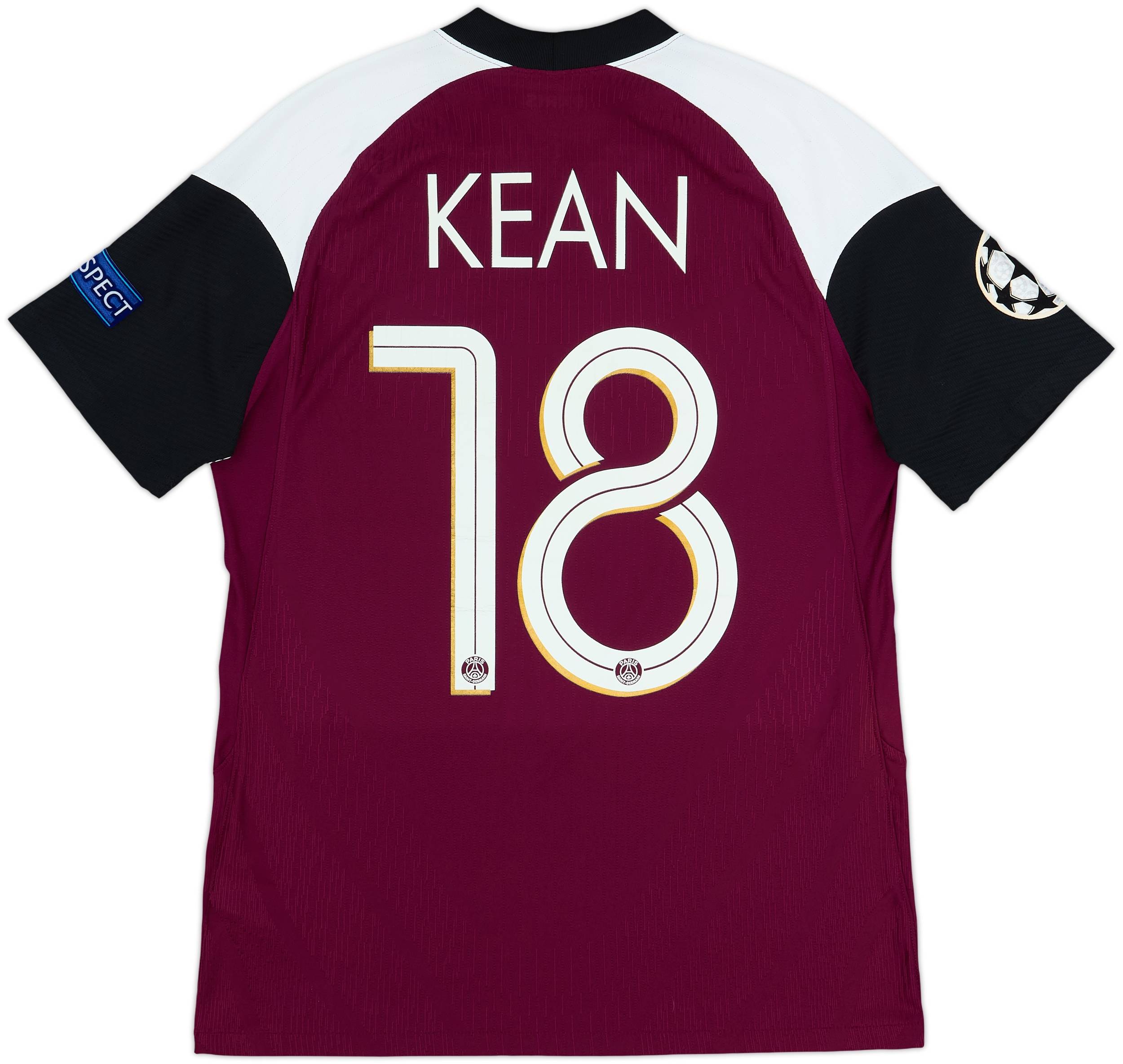 2020-21 Paris Saint-Germain Authentic Third Shirt Kean #18 - 6/10