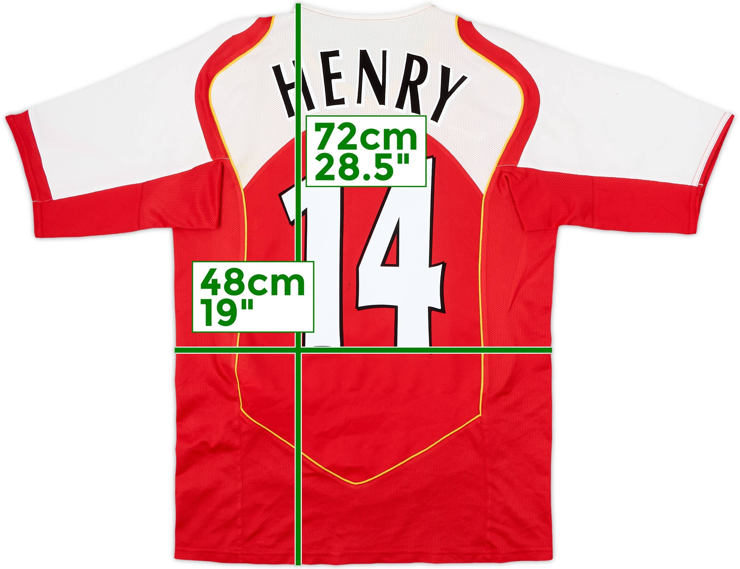 2004-05 Arsenal Home Shirt Henry #14 - 8/10 - (S)
