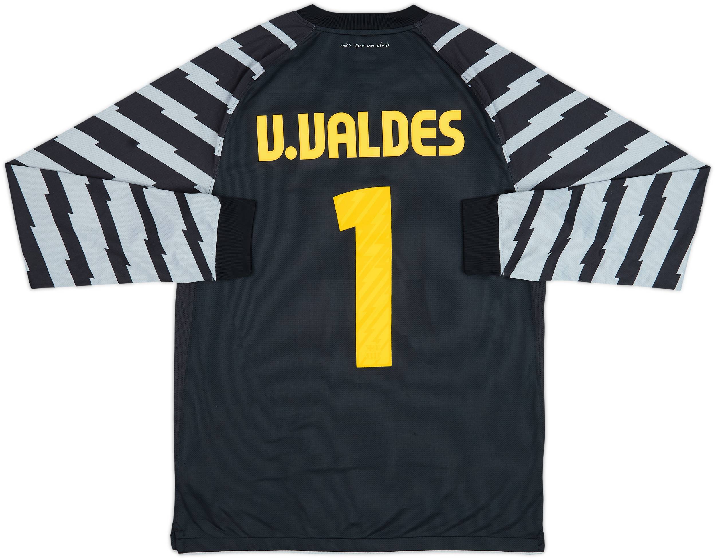 2010-11 Barcelona GK Shirt V.Valdes #1 - 6/10 - (M)