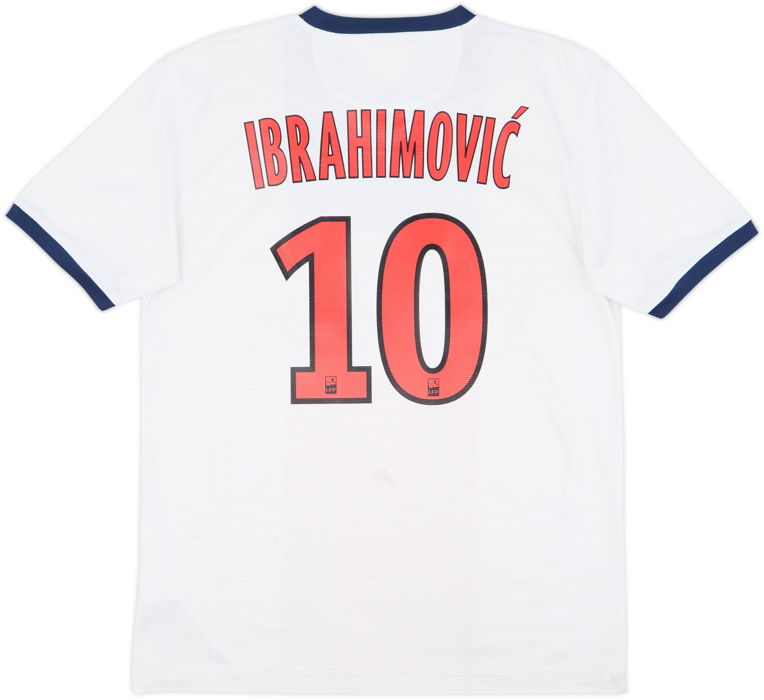 2013-14 Paris Saint-Germain Away Shirt Ibrahimovic #10 - 5/10 - (M)