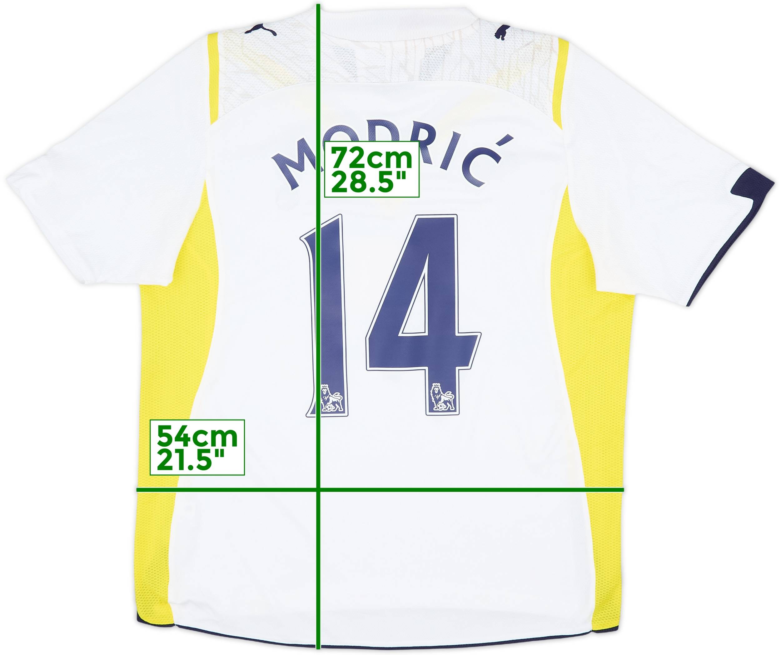 2009-10 Tottenham Home Shirt Modric #14 - 7/10 - (L)