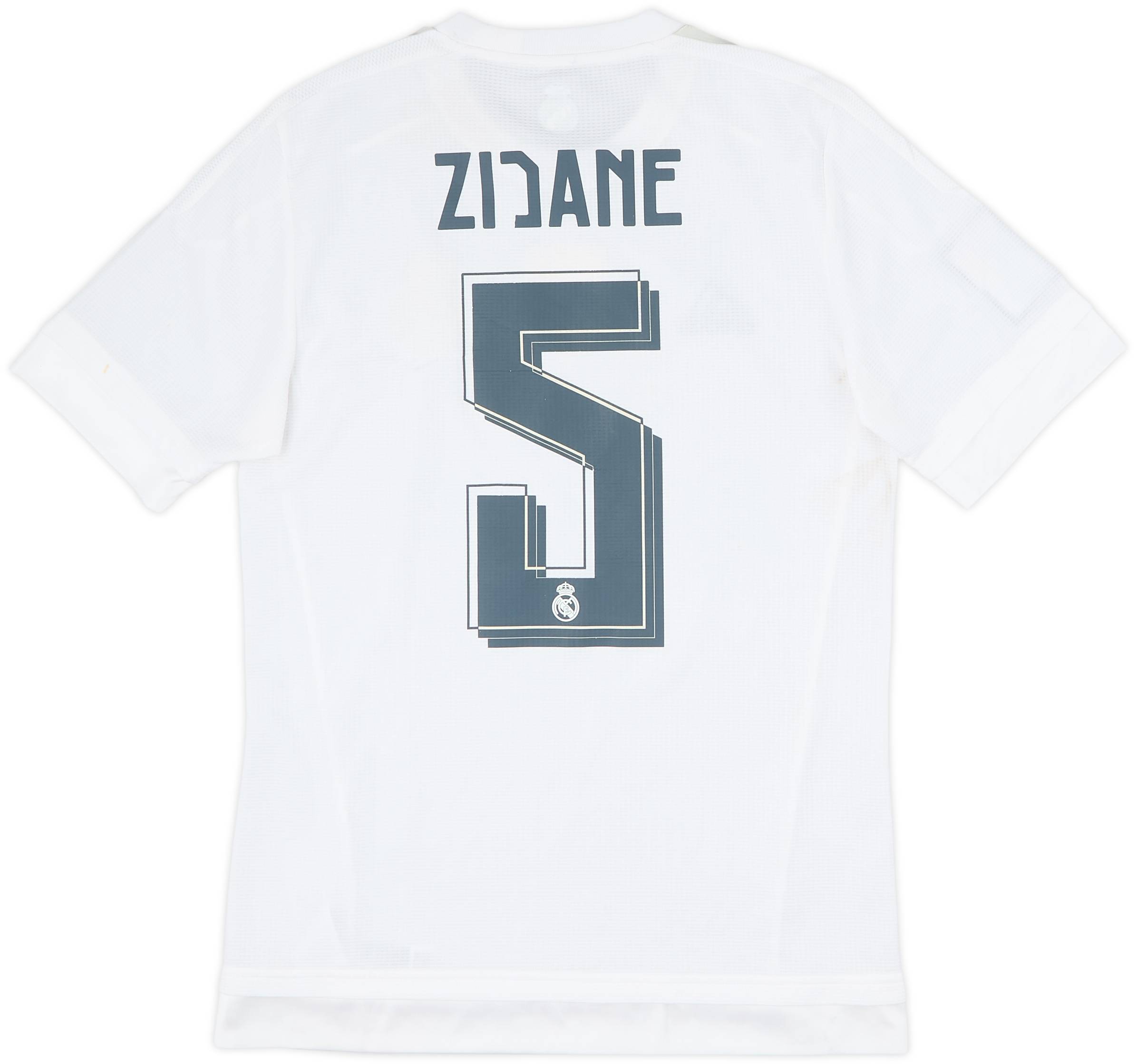 2015-16 Real Madrid Home Shirt Zidane #5 - 4/10 - (S)