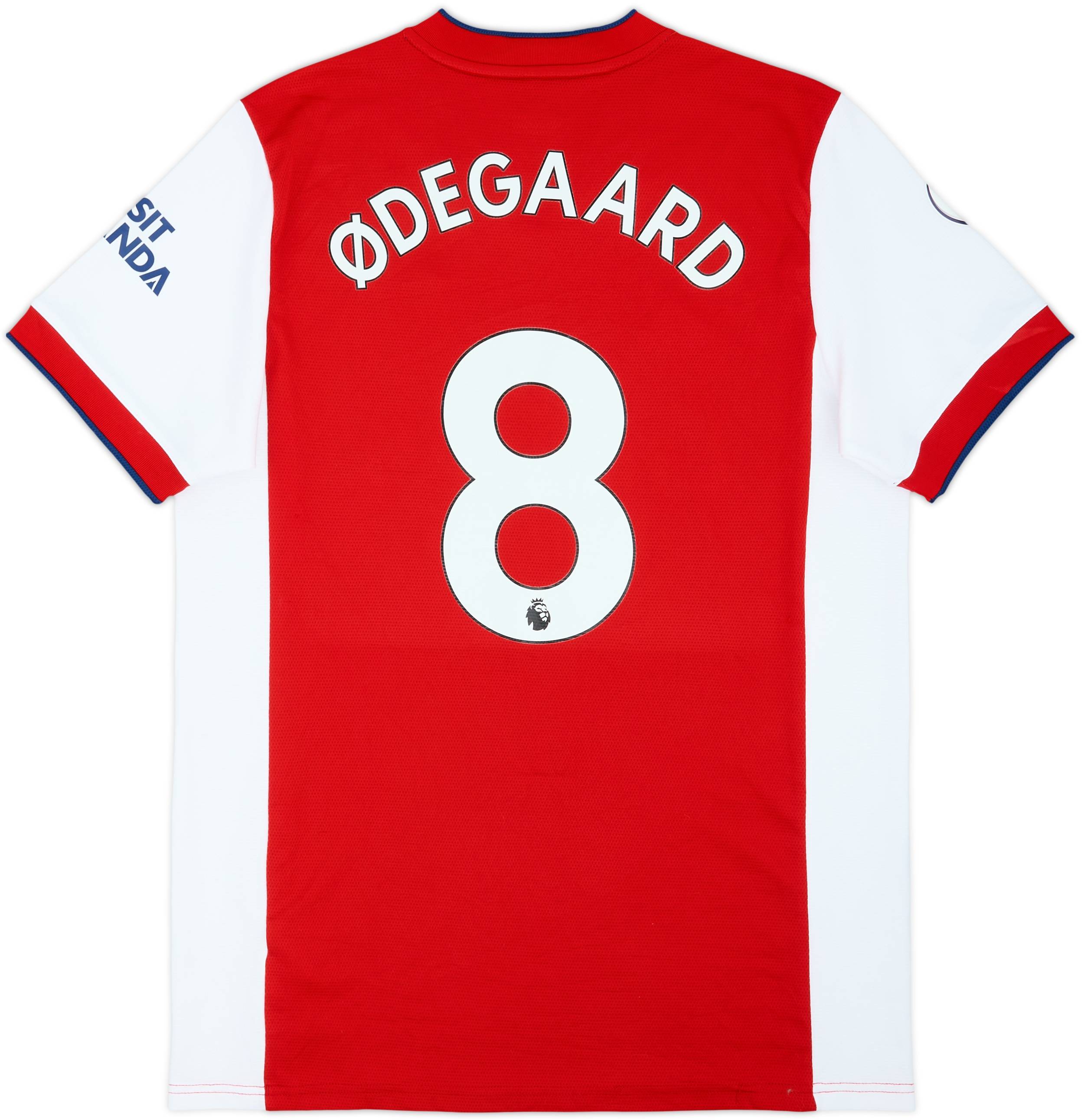 2021-22 Arsenal Home Shirt Odegaard #8 - 8/10 - (L)