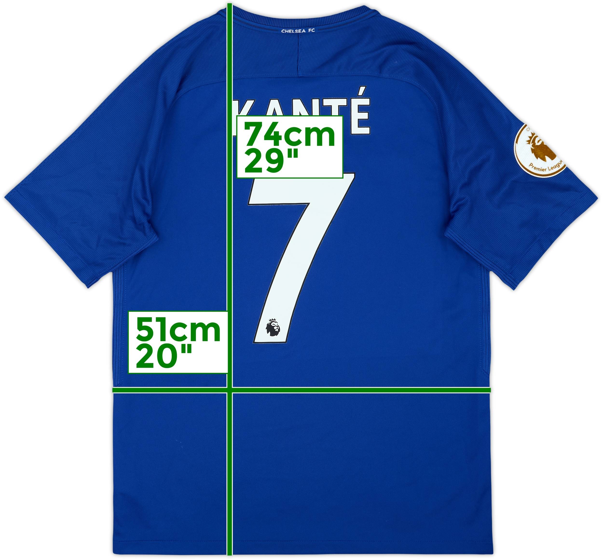 2017-18 Chelsea Home Shirt Kante #7 - 6/10 - (M)