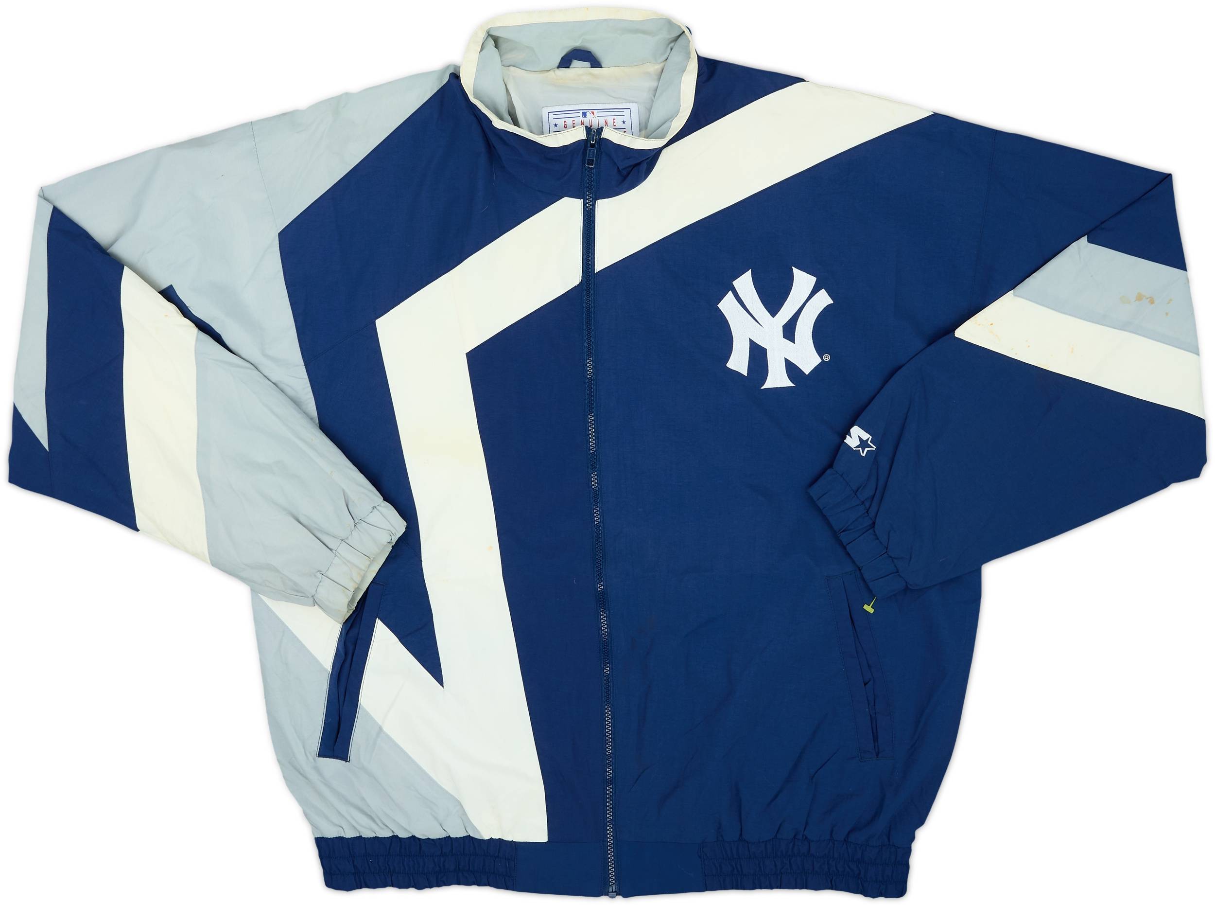 1990s New York Yankees Starter Windbreaker Jacket - 7/10 - (L)