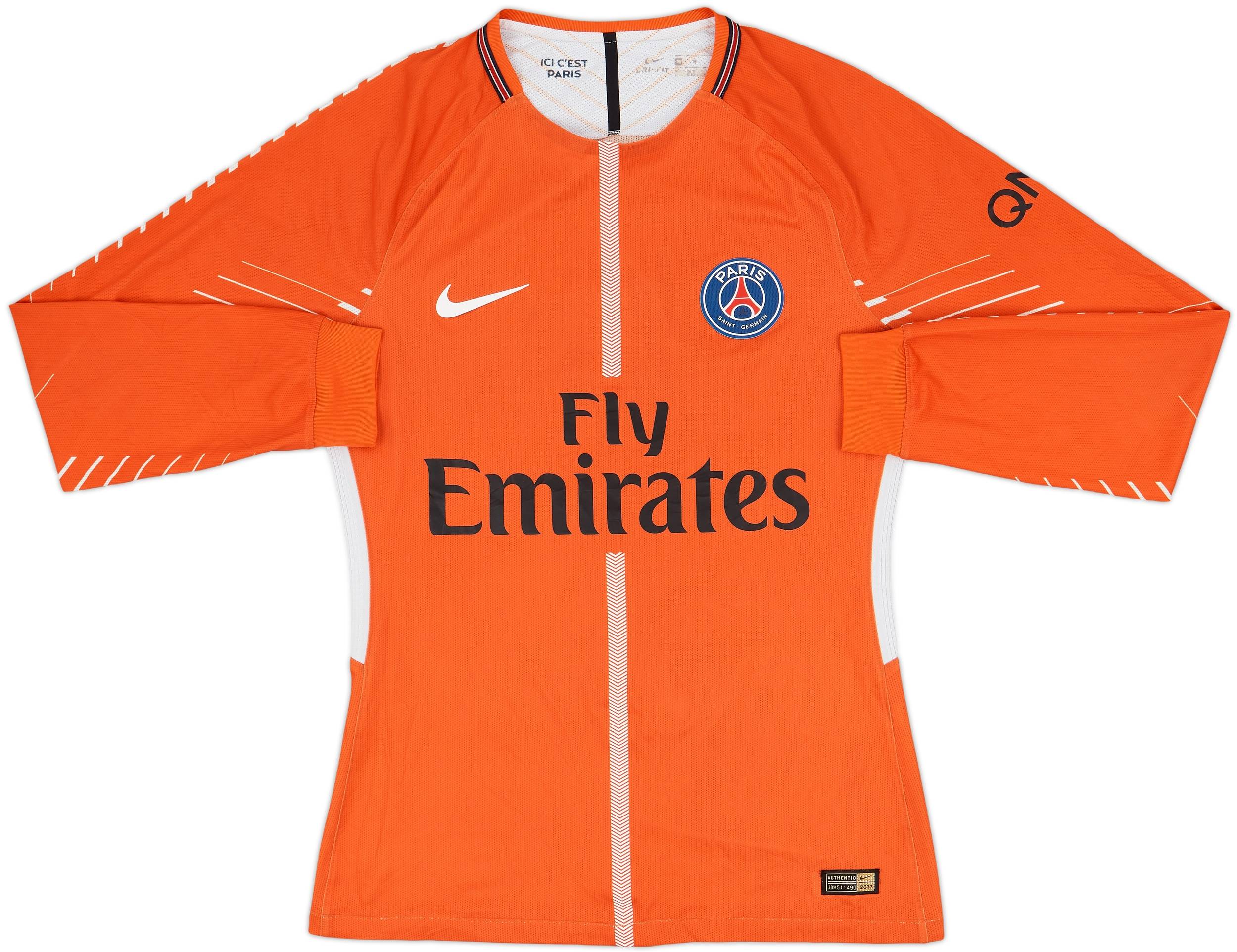 2017-18 Paris Saint-Germain Player Issue GK Shirt - 4/10 - (M)