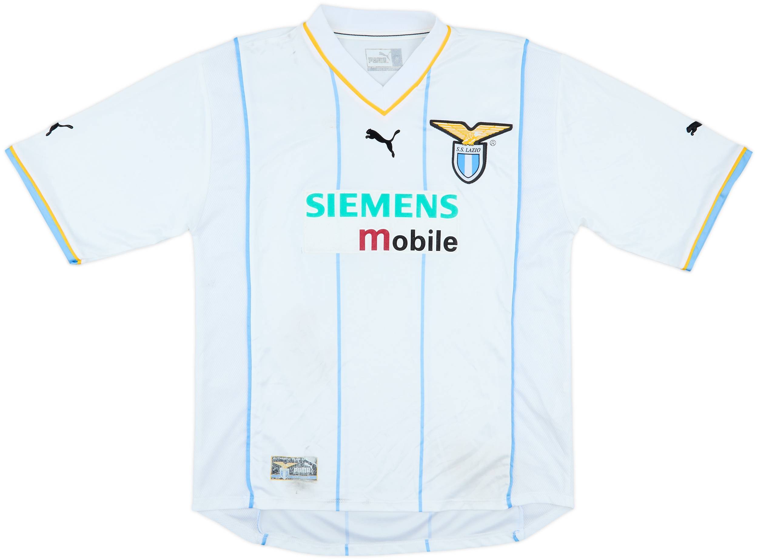 2001-02 Lazio European Home Shirt Crespo #10 - 6/10 - (M)